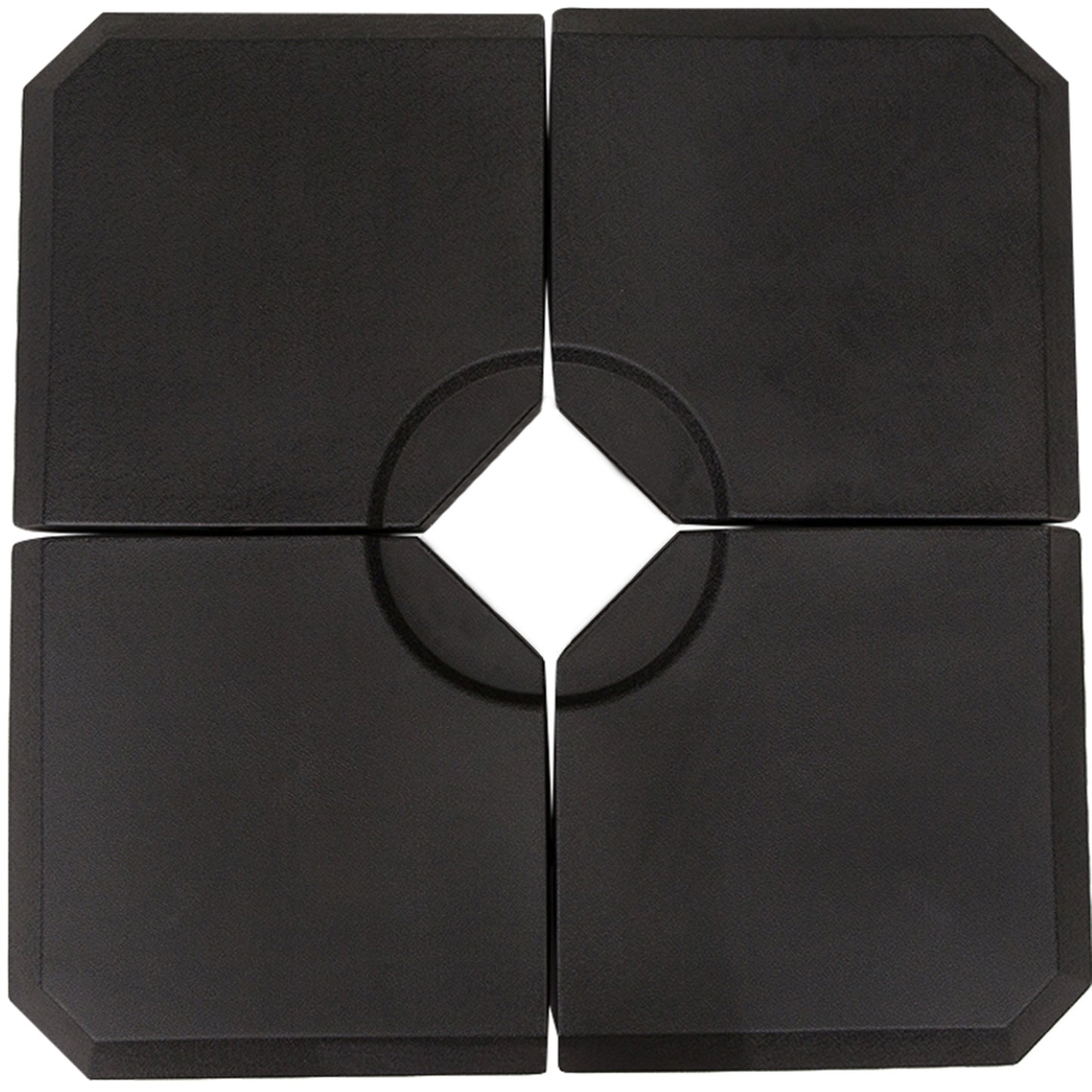 Set of 4 Parasol Base Stand Weights for Cantilever Parasols
