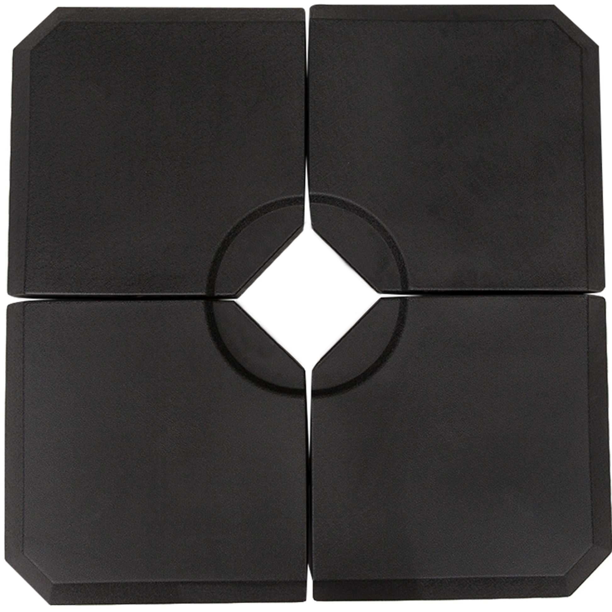 Set of 4 Parasol Base Stand Weights for Cantilever Parasols