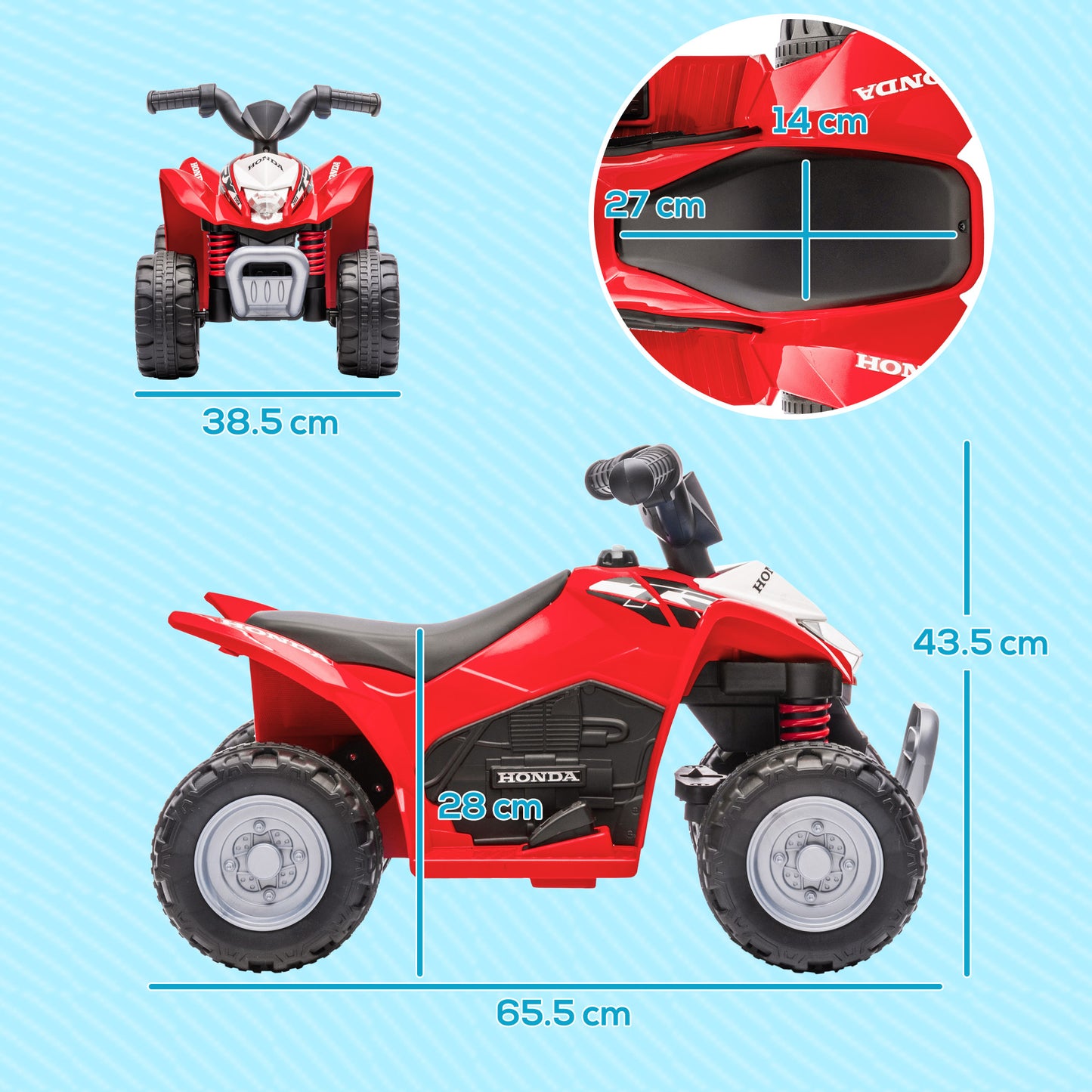 Honda Licensed Kids Electric Quad Bike