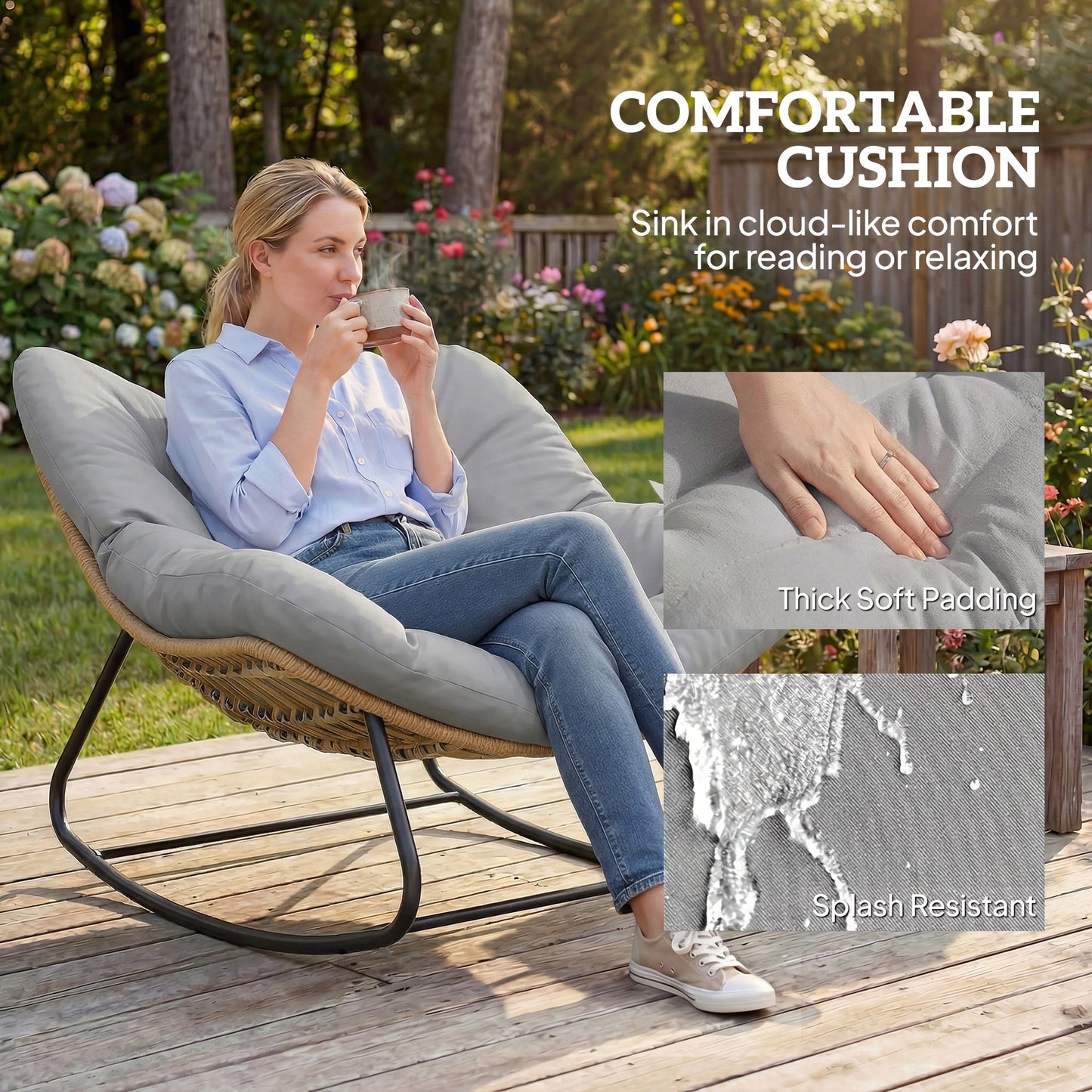 Indoor Outdoor Rocking Chair