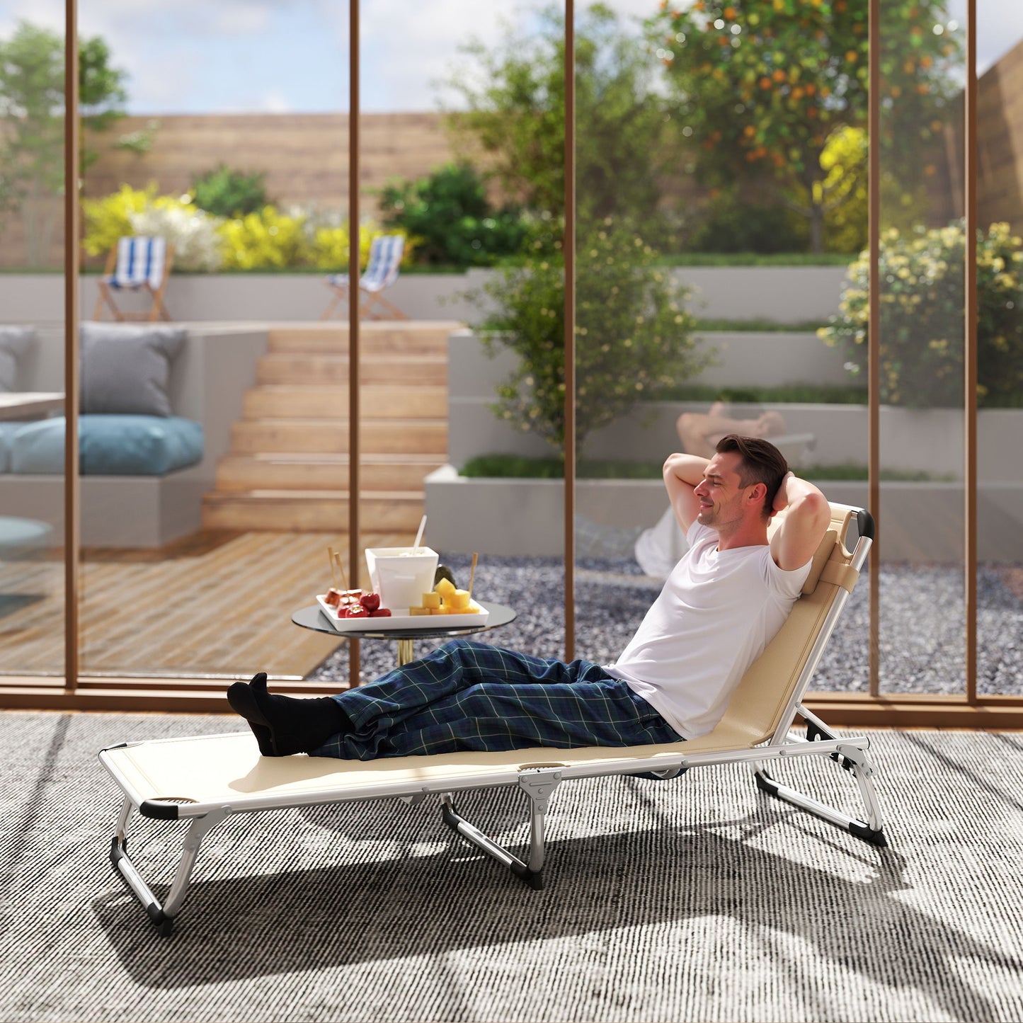 Foldable Outdoor Sun Lounger