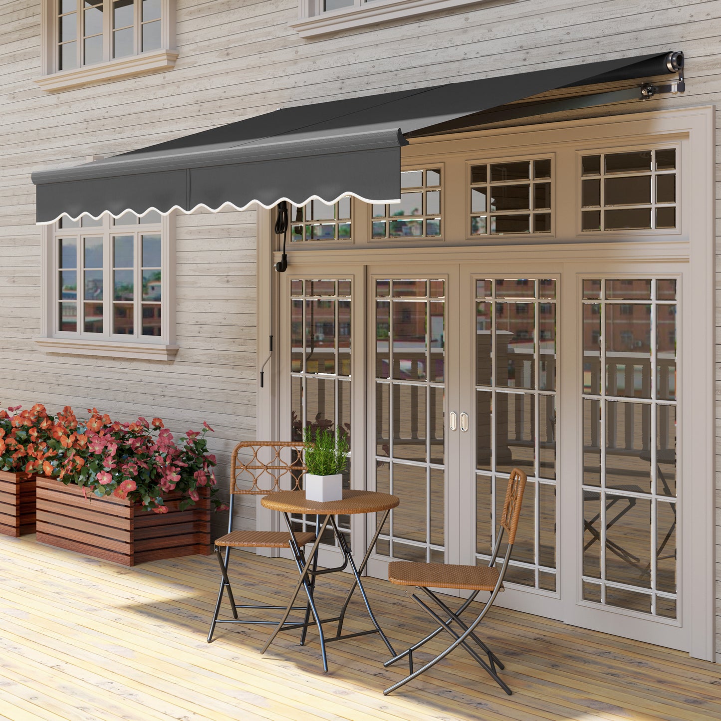 3 x 2.5m Electric Awning with Remote Controller (1)