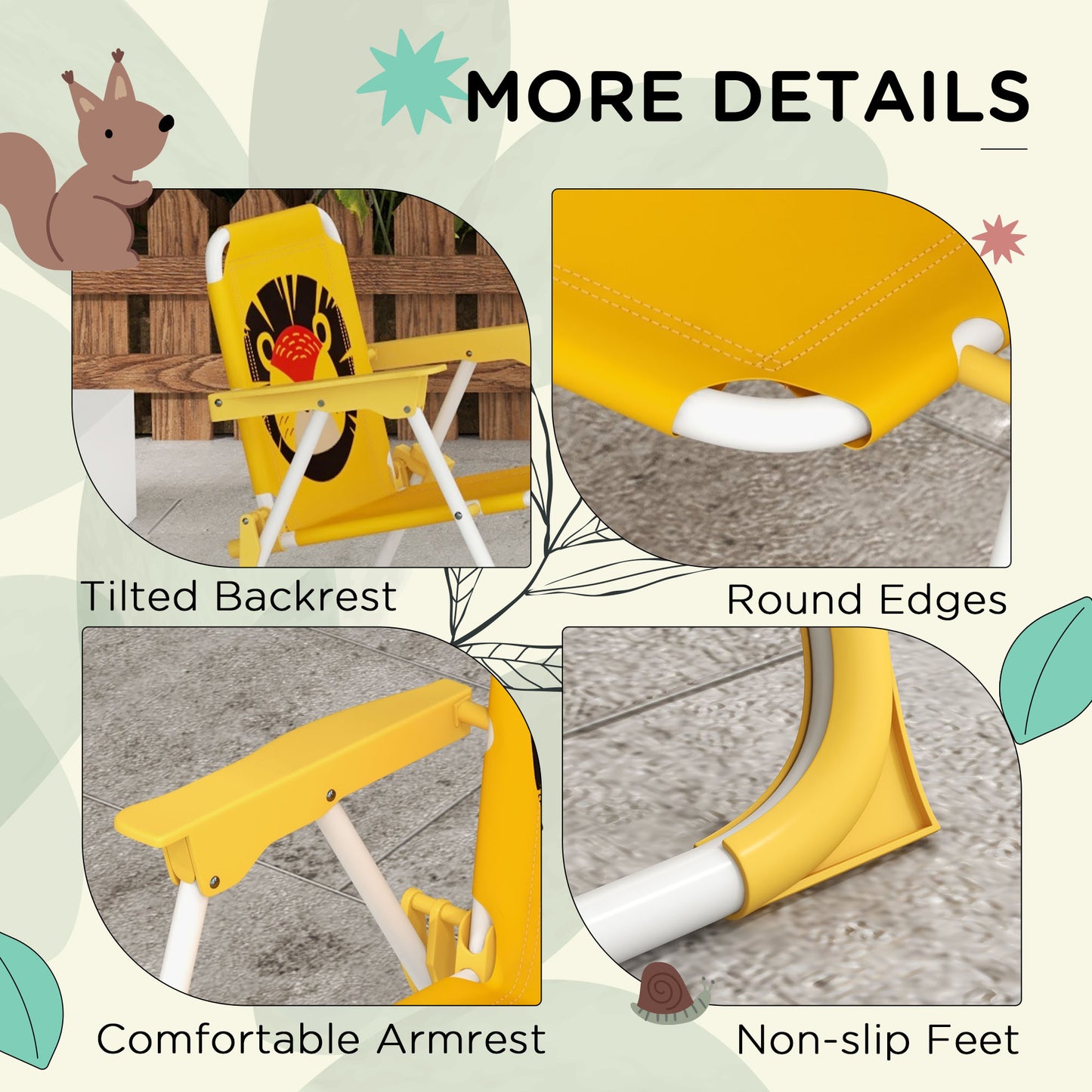 Kids Picnic Table and Chair Set (1)