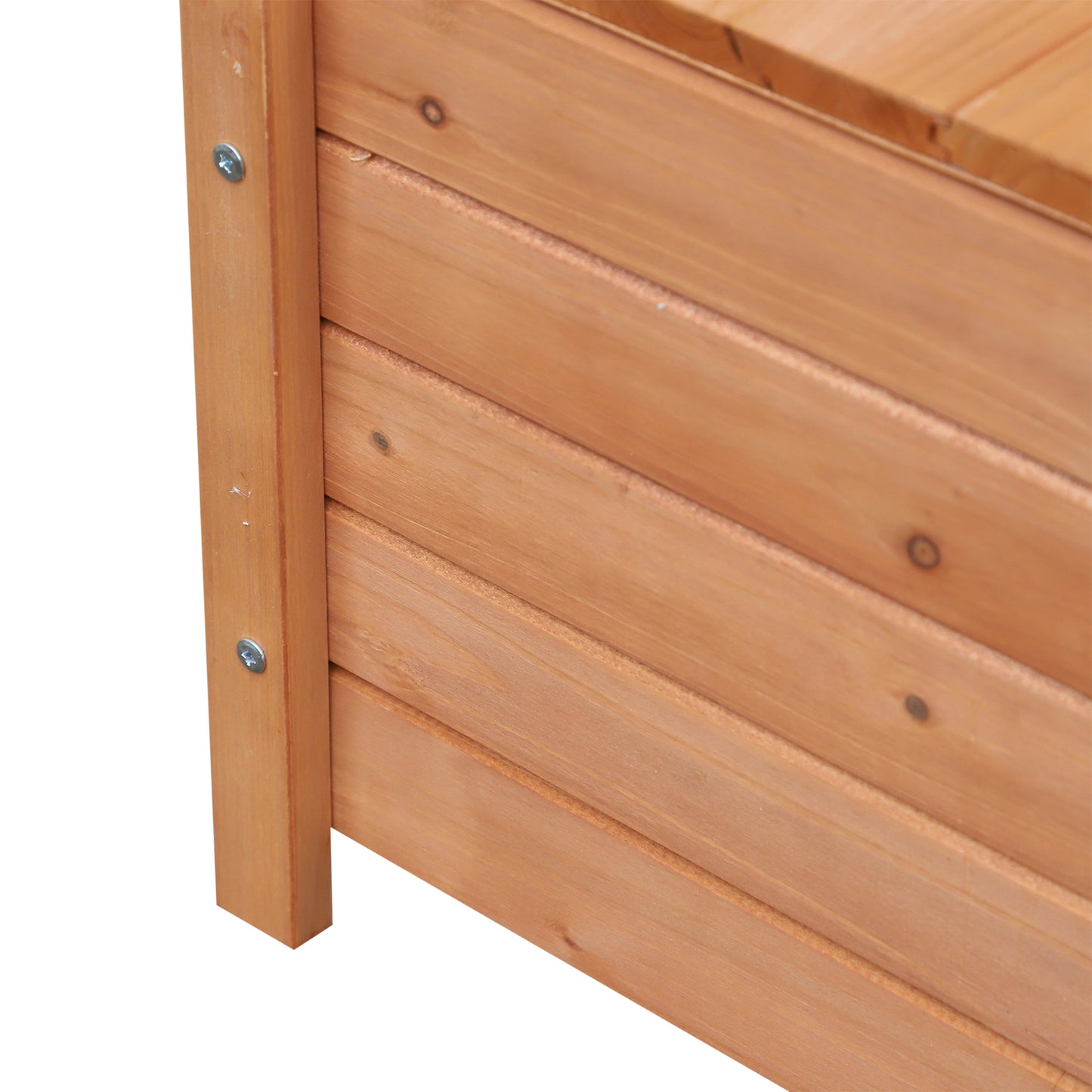Two-Seater Garden Storage Bench
