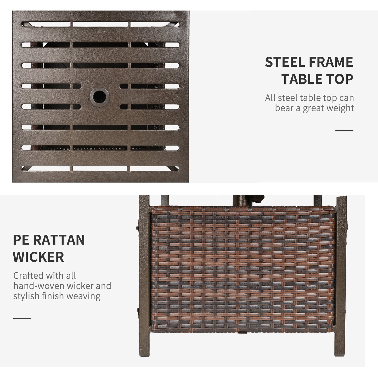 Rattan Garden Coffee Table