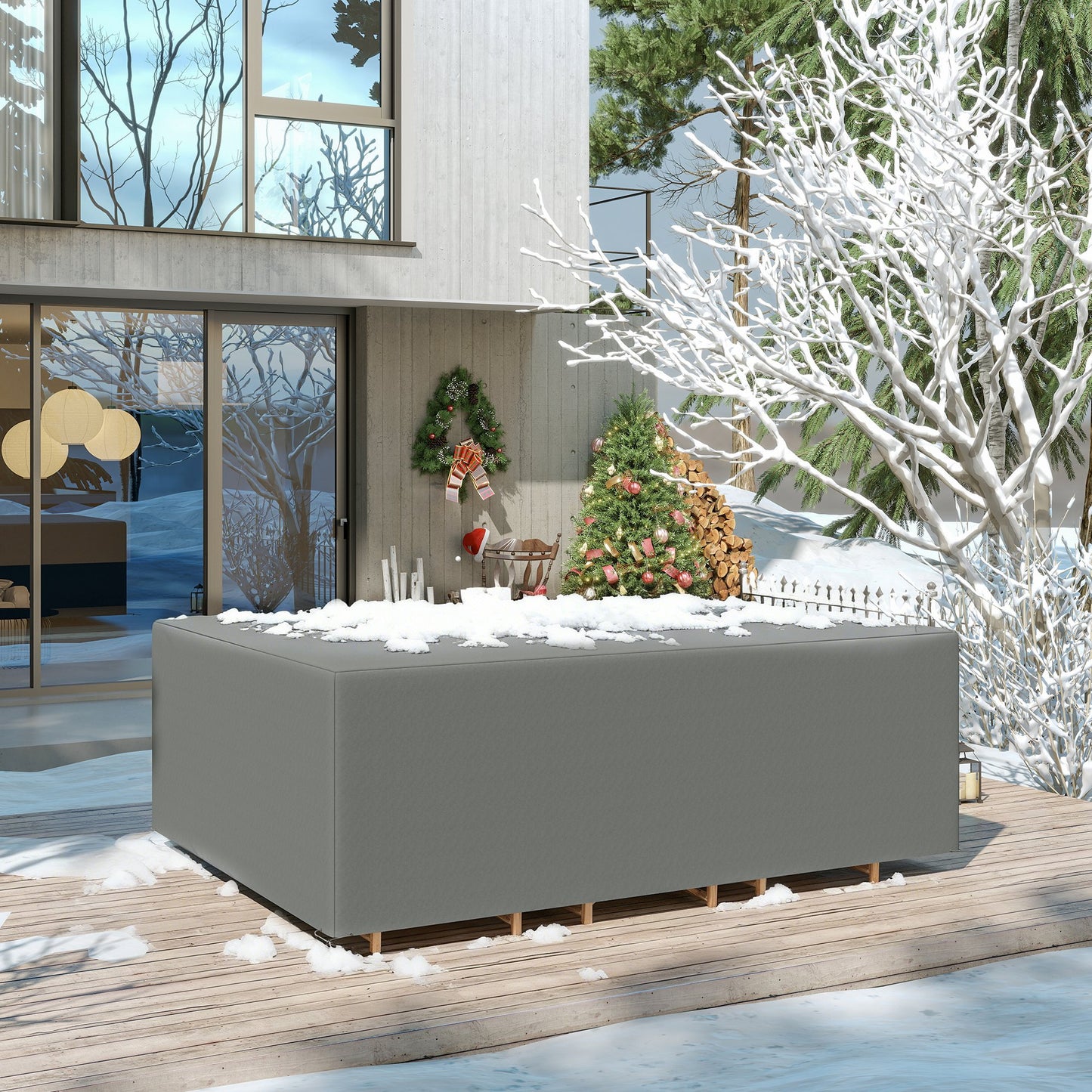600D Oxford Outdoor Garden Furniture Sofa Set Cover