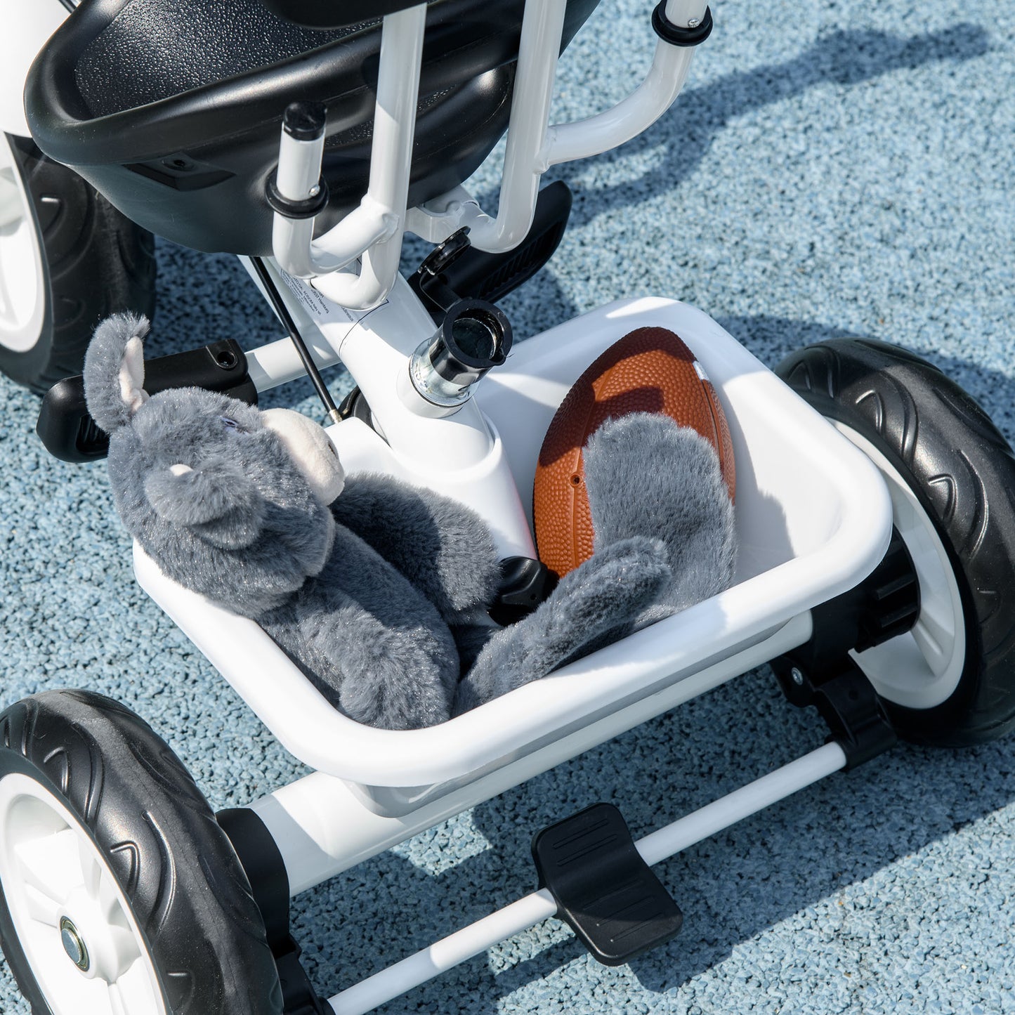 6 in 1 Tricycle for Kids with 5-point harness straps, Removable Canopy (1)