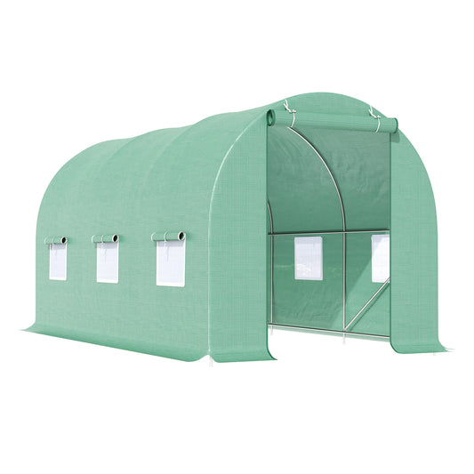 4.5m x 2m x 2m Walk-in Tunnel Greenhouse Garden Plant Growing House