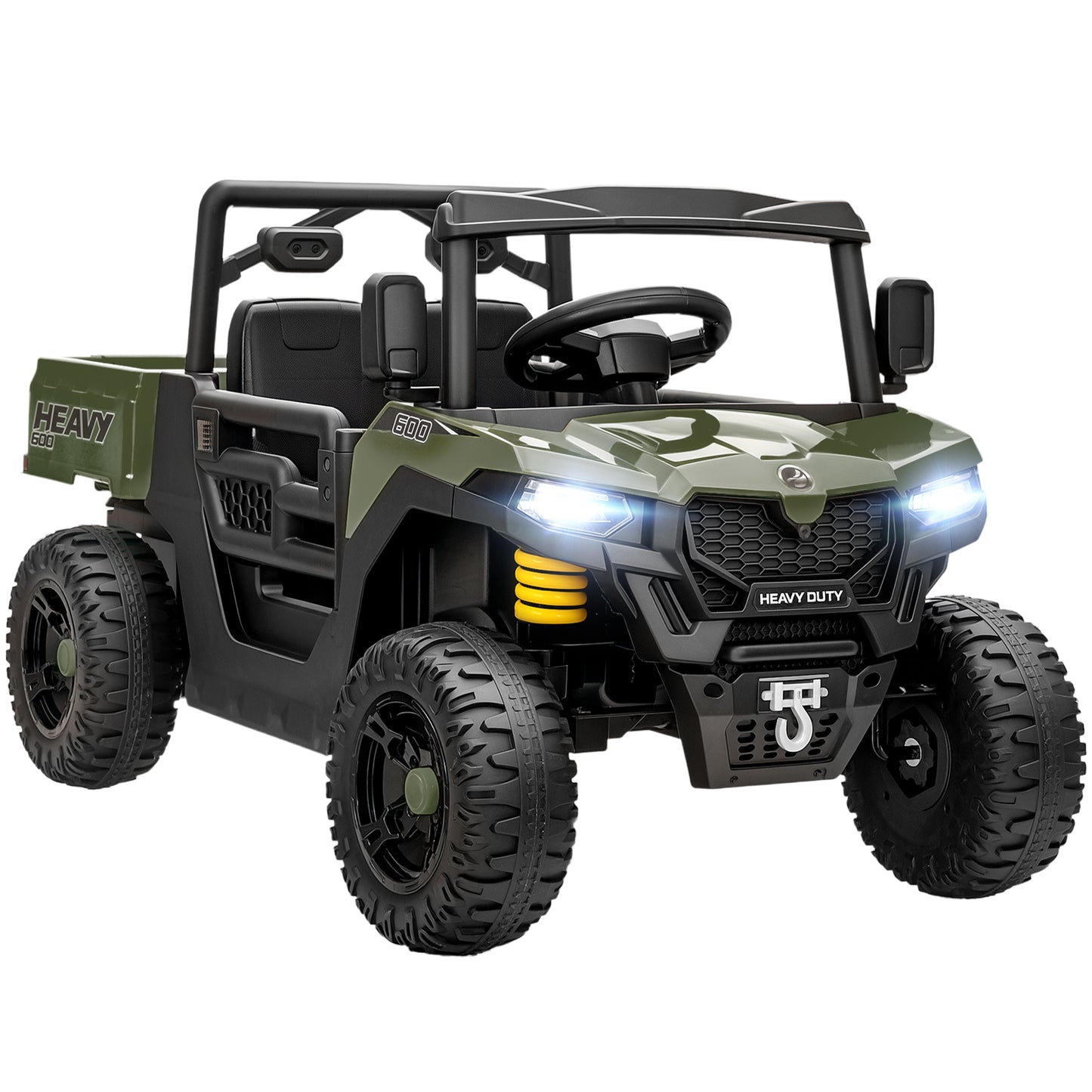Kids Ride on Car, 12V Electric Kids UTV with Electric Dump Bed