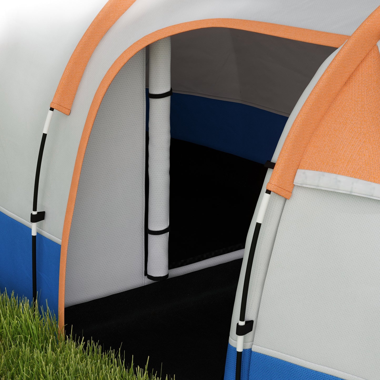 Camping Tent, Large Tunnel Tent with Bedroom and Living Area