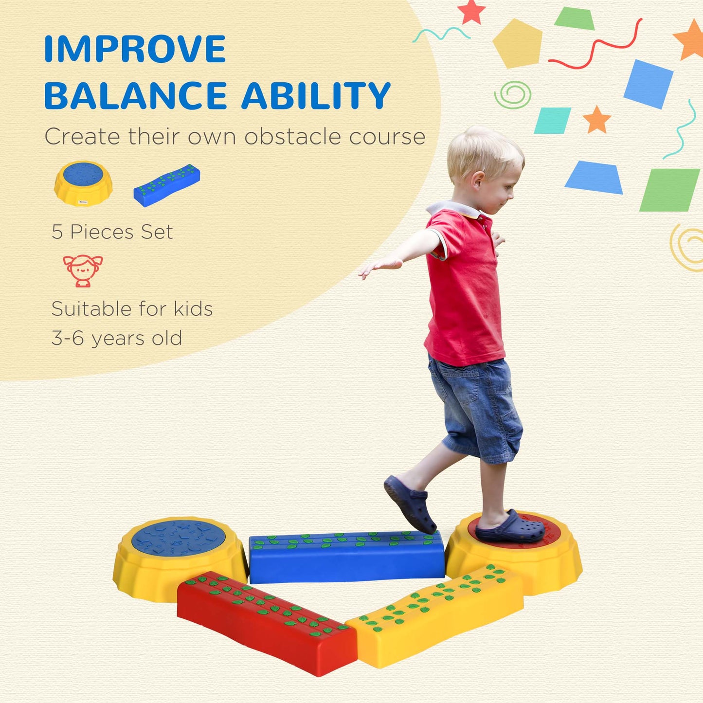 Five-Piece Kids Stepping Stones