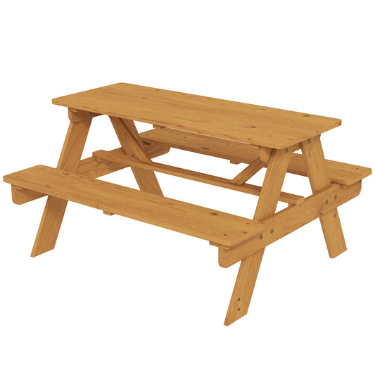 Kids Picnic Table for Outdoor Wooden Table & Bench Set