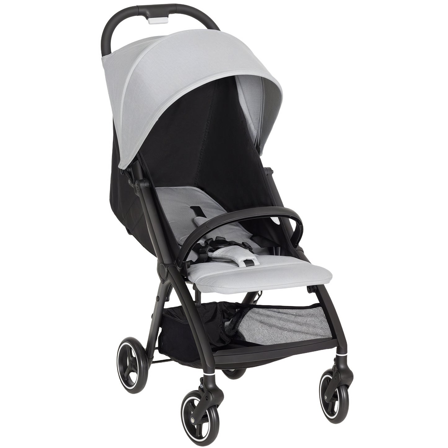 Travel Stroller, Lightweight Pushchair, Compact Buggy with Canopy