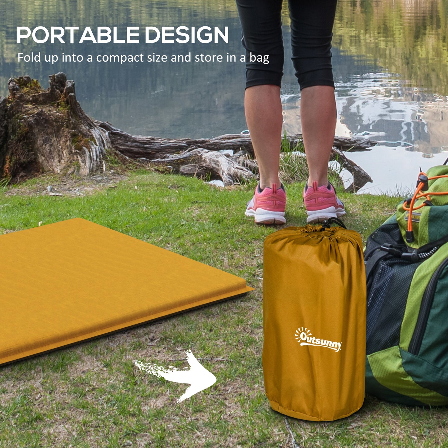 Camping Tent with Self Inflatable Mattress (3)