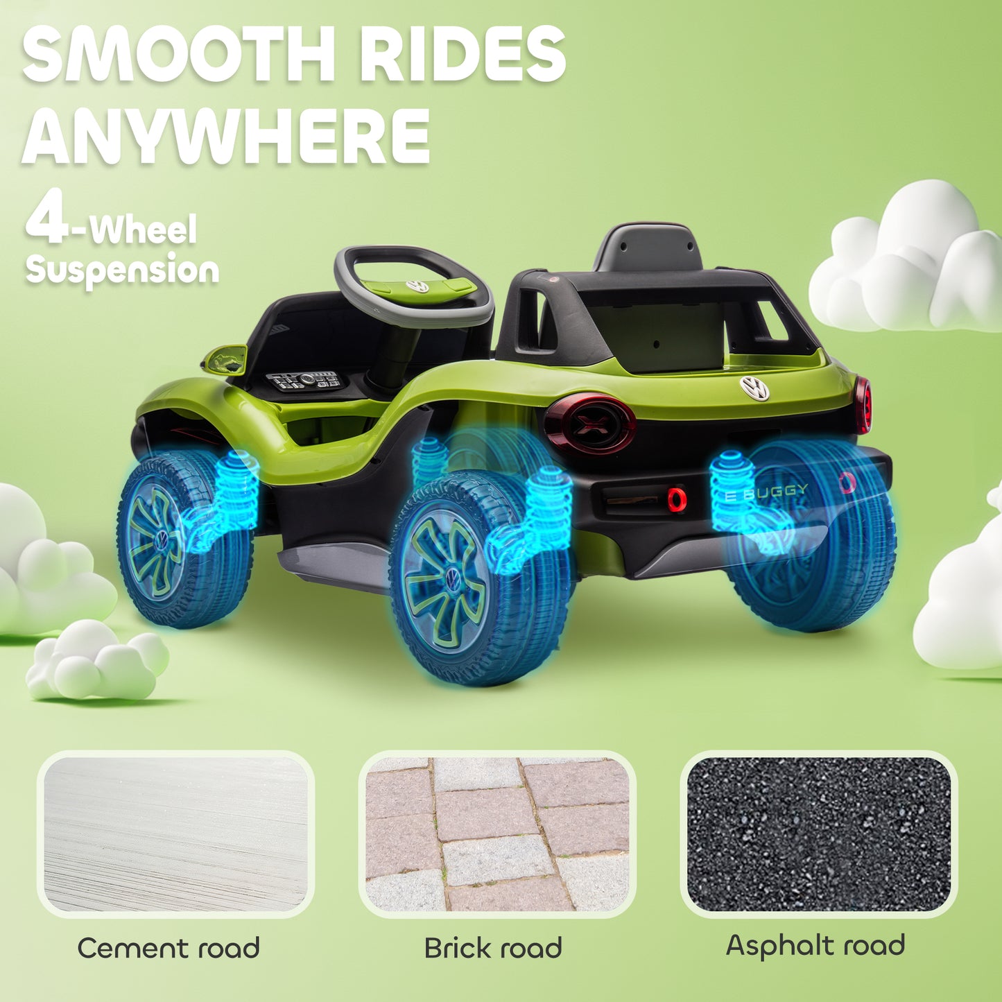 Volkswagen Licensed Kids Electric Car with Remote Control