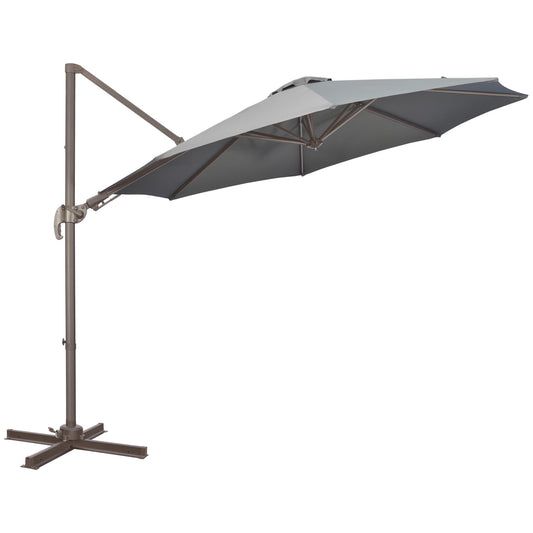 3(m) Cantilever Parasol 360° Rotation Roma Umbrella Hanging Sun