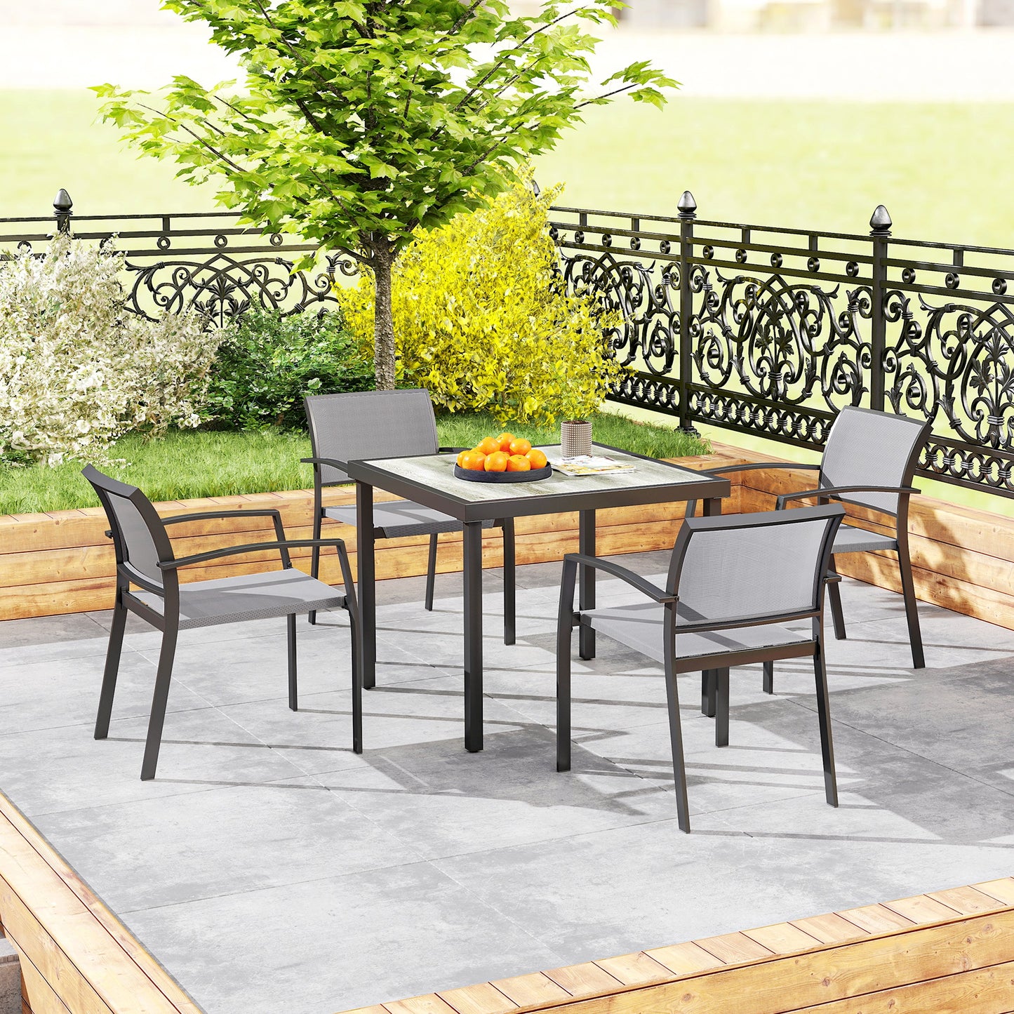 Five-Piece Outdoor Garden Dining Set