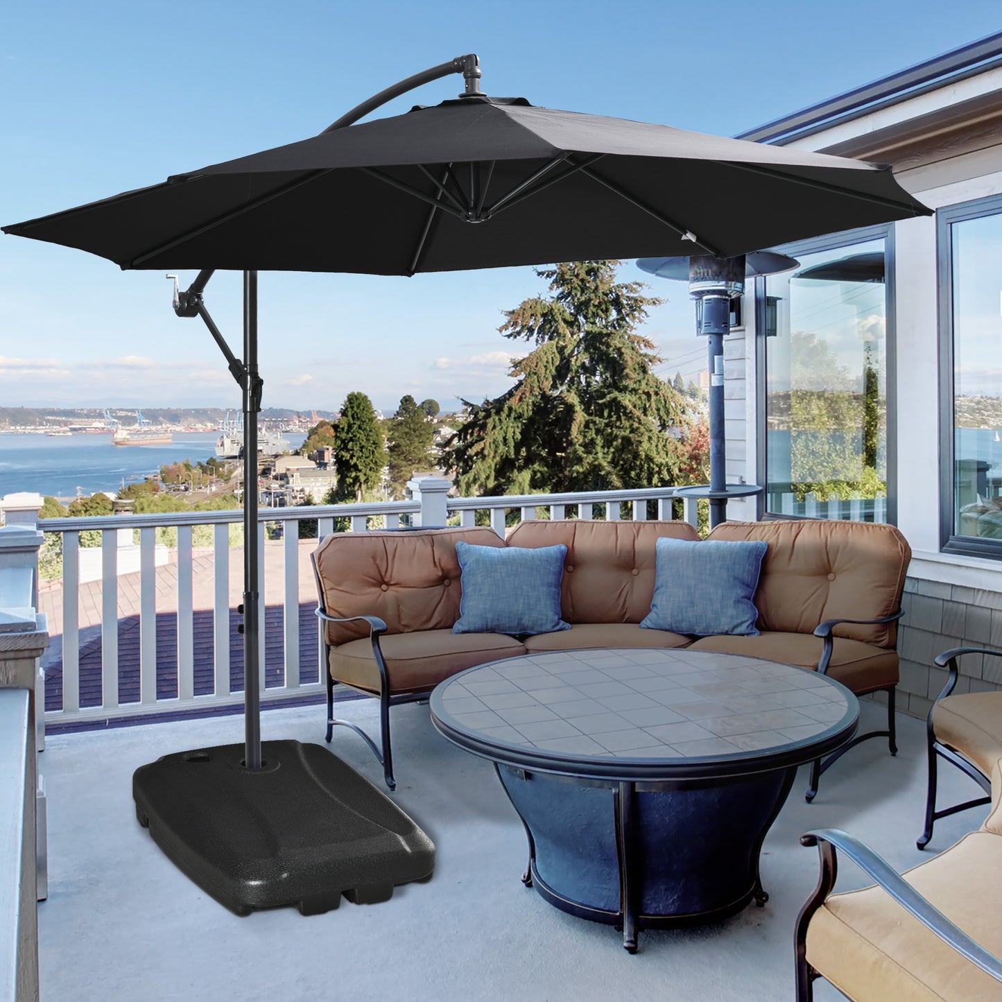 Parasol Base, Water and Sand Filled, Up to 75kg