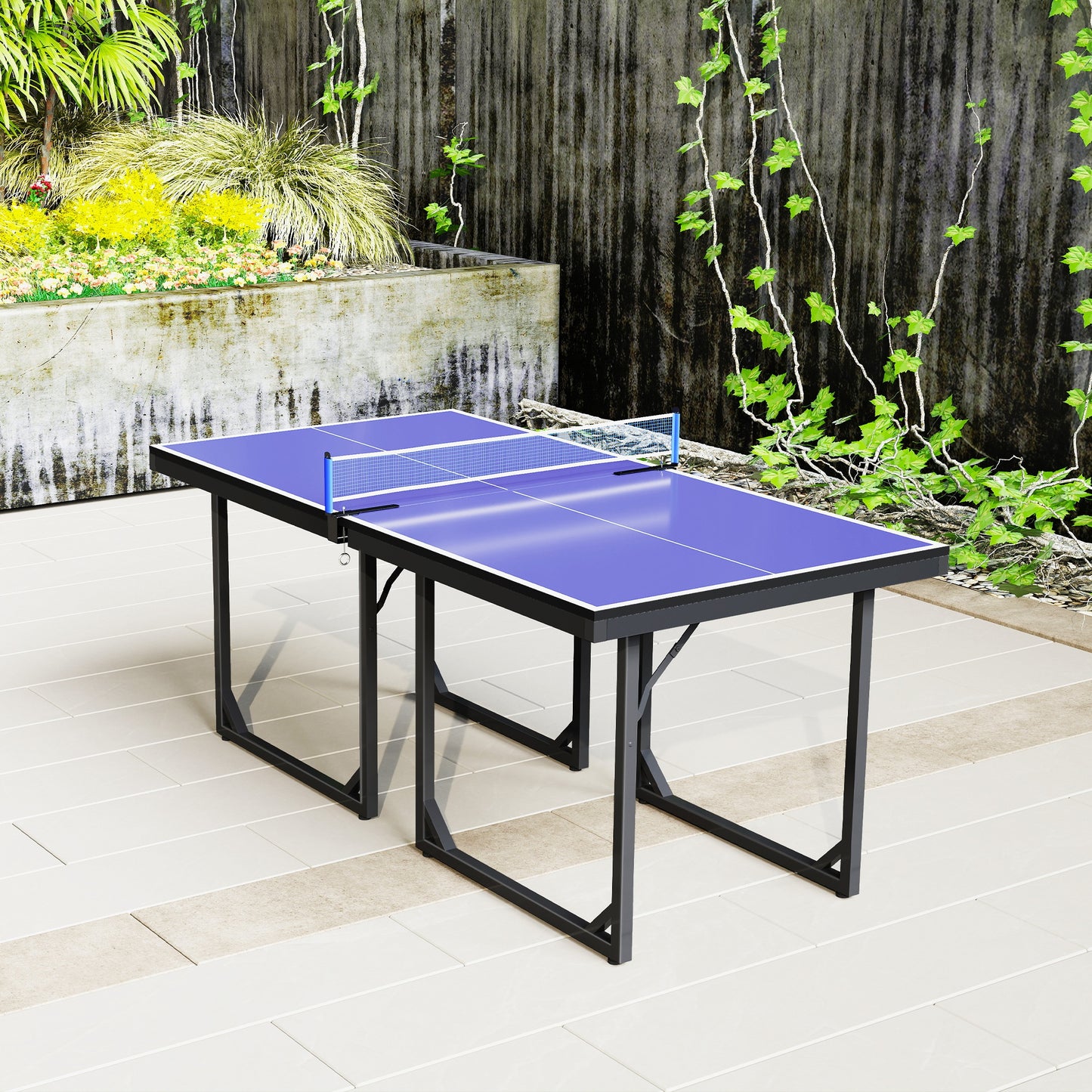 6ft Table Tennis Table, Ping Pong Table with Net