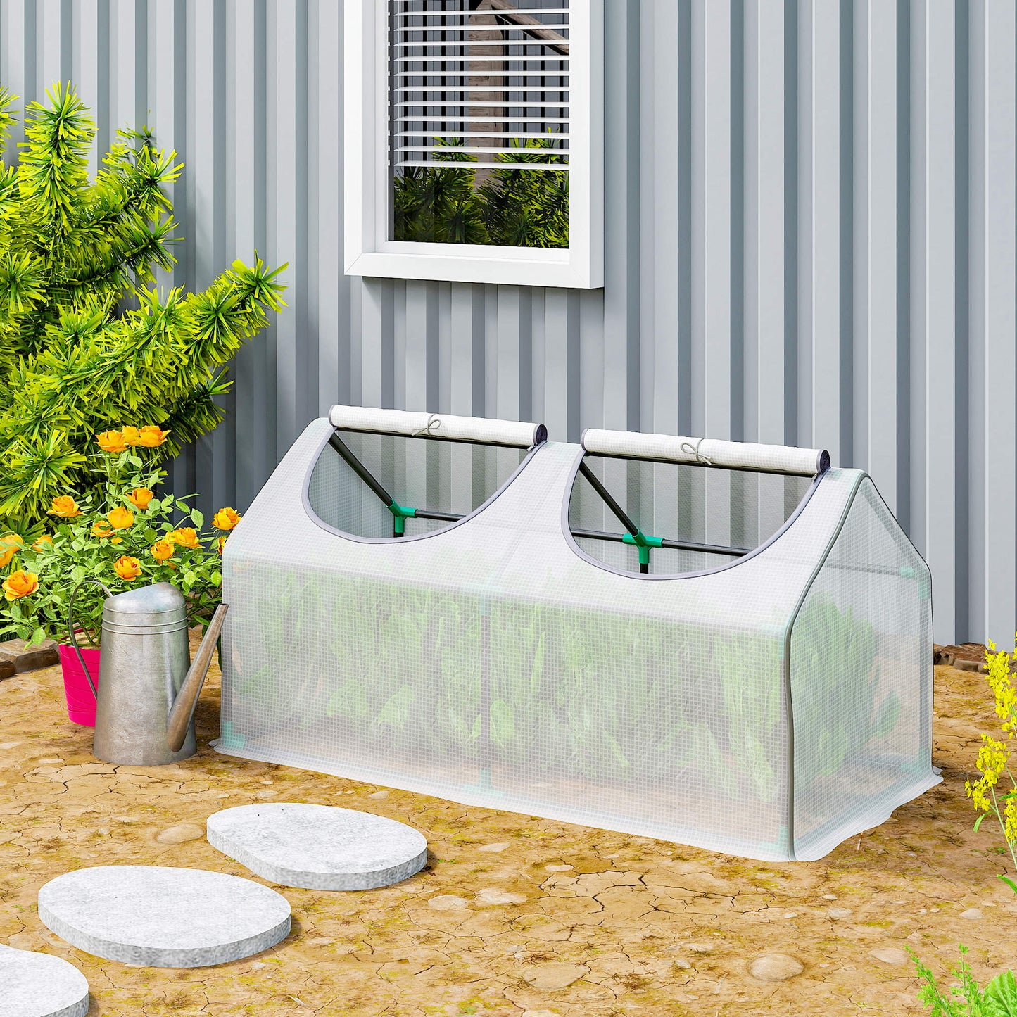 Mini Greenhouse Portable Flower Planter Tomato Vegetable House