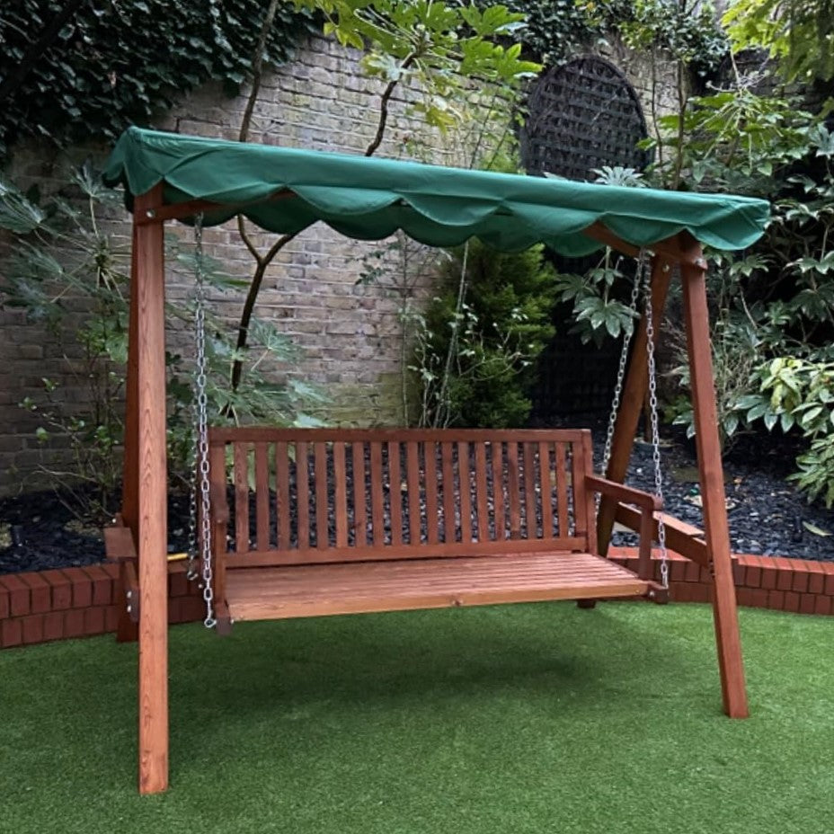 3-Seater Pinewood Swing Chair