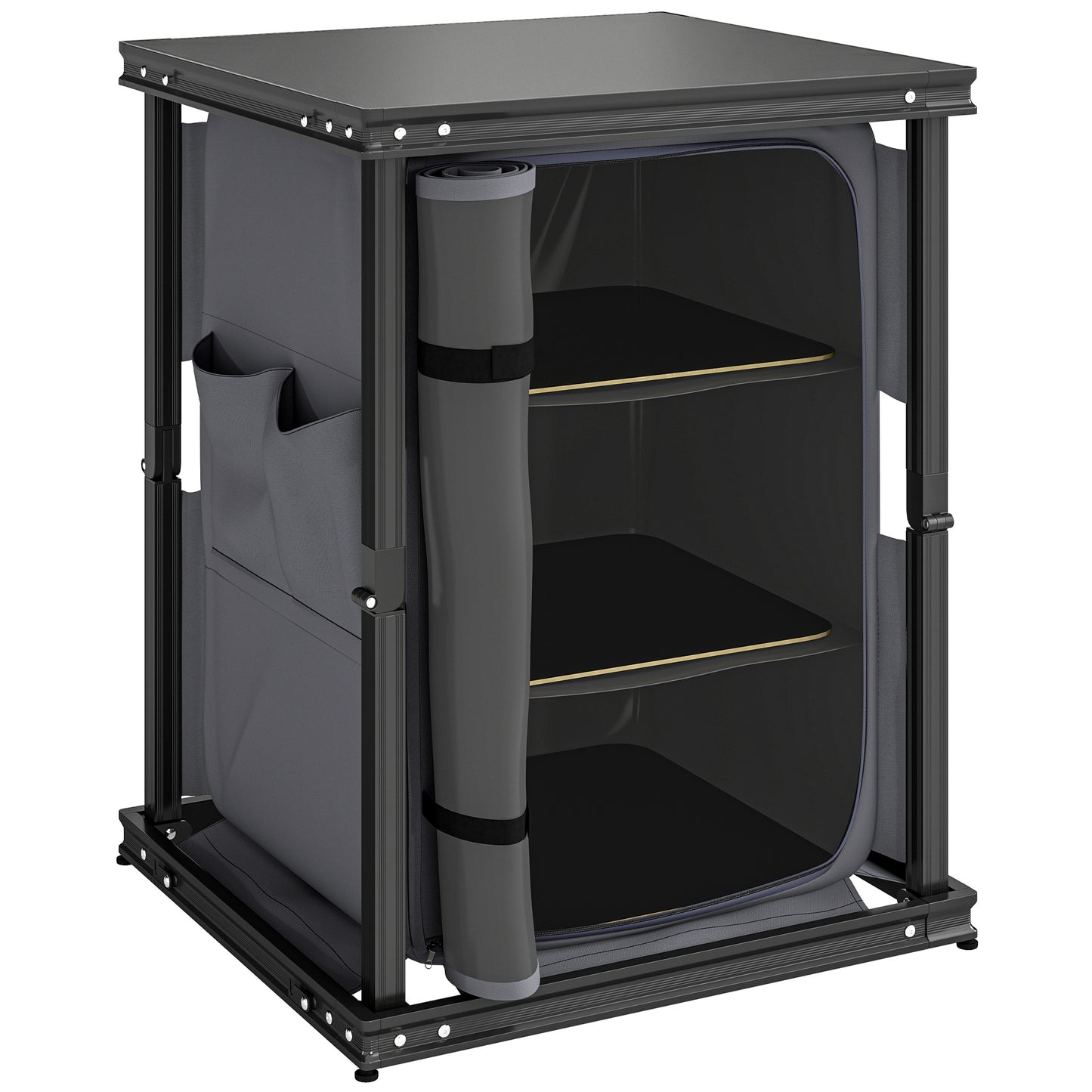 Camping Camping Cupboards, Folding Portable Kitchen Table