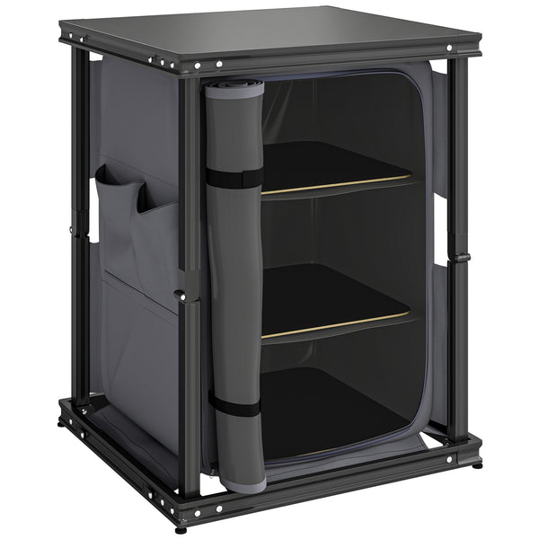 Camping Camping Cupboards, Folding Portable Kitchen Table