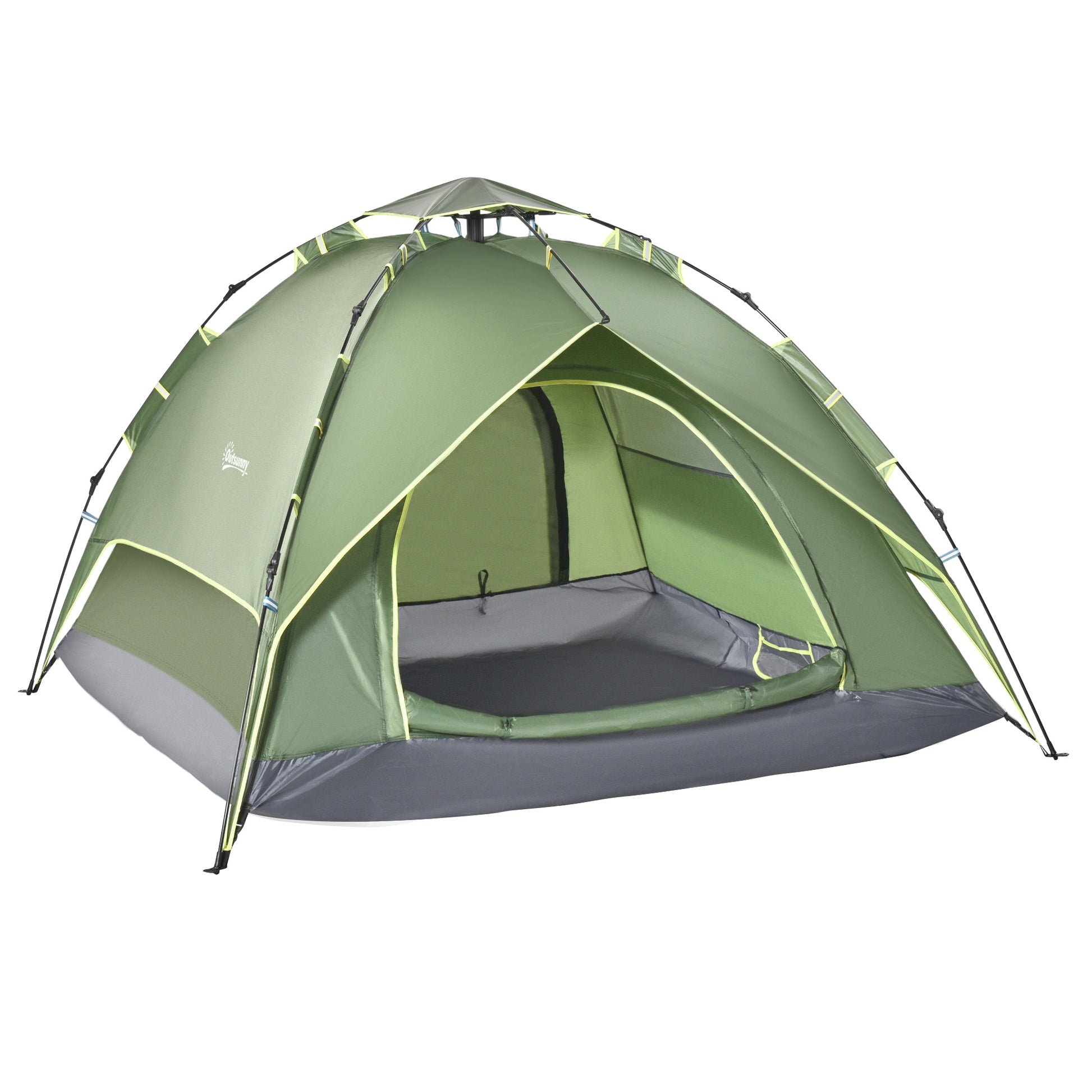 3 Man Camping Tent Automatic Pop Up Tent Portable Double Layer