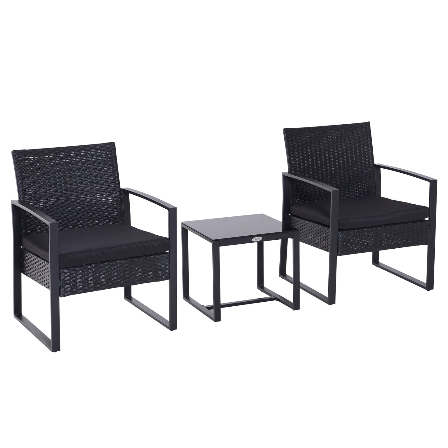 2 Seater Rattan Coffee Set