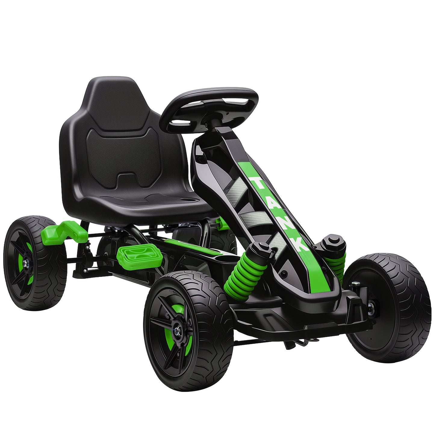 Pedal Go Kart for Kids Aged 3-6 Years, with Freewheel System, Brake