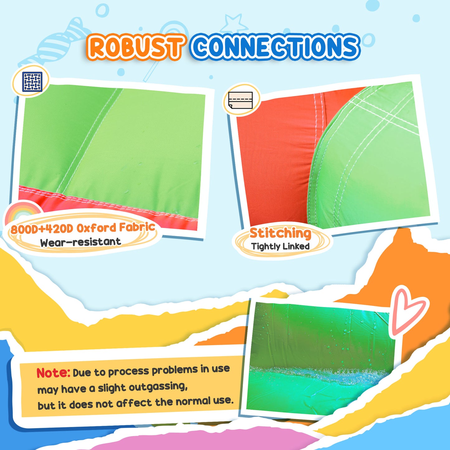 Kids Bounce Castle Inflatable Trampoline Slide Pool Basket