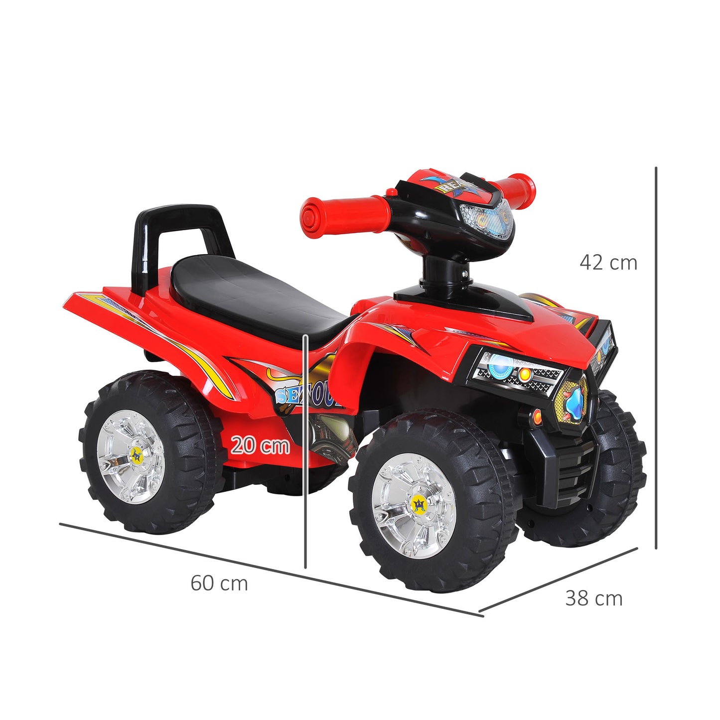Kids Children Ride-on Toy Off Road Style Quad Bike Racing Car NO