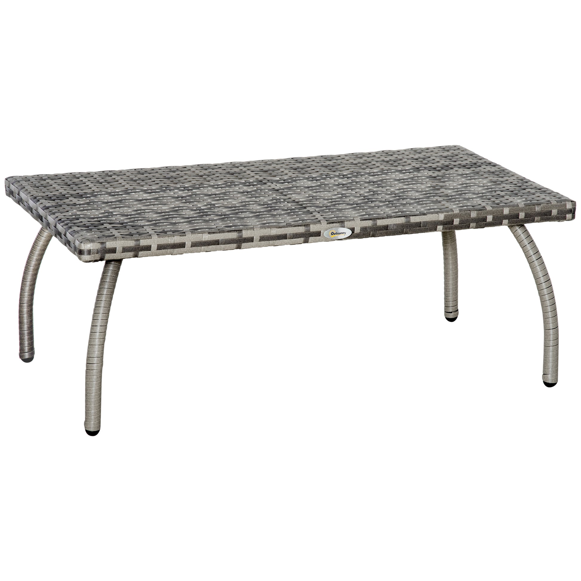 PE Wicker Rattan Garden Coffee Table