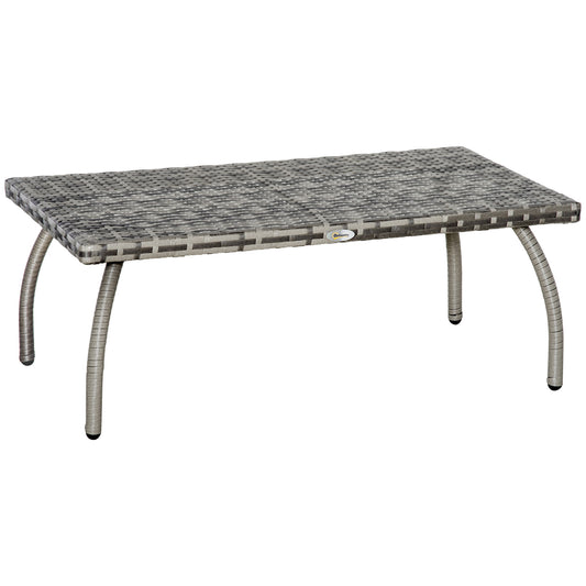PE Wicker Rattan Garden Coffee Table