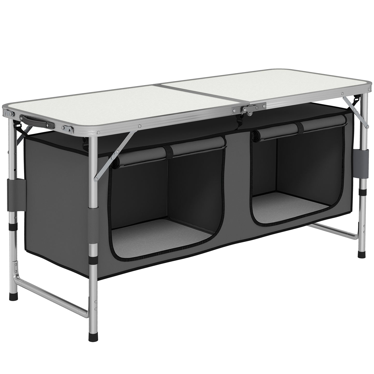 4ft Folding Camping Cupboard Kitchen