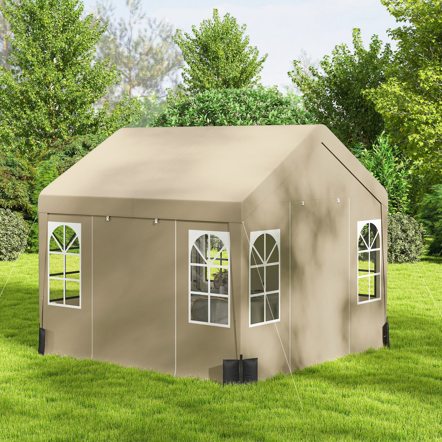 3 x 3 m Party Tent, Outdoor Canopy Tent Shelter
