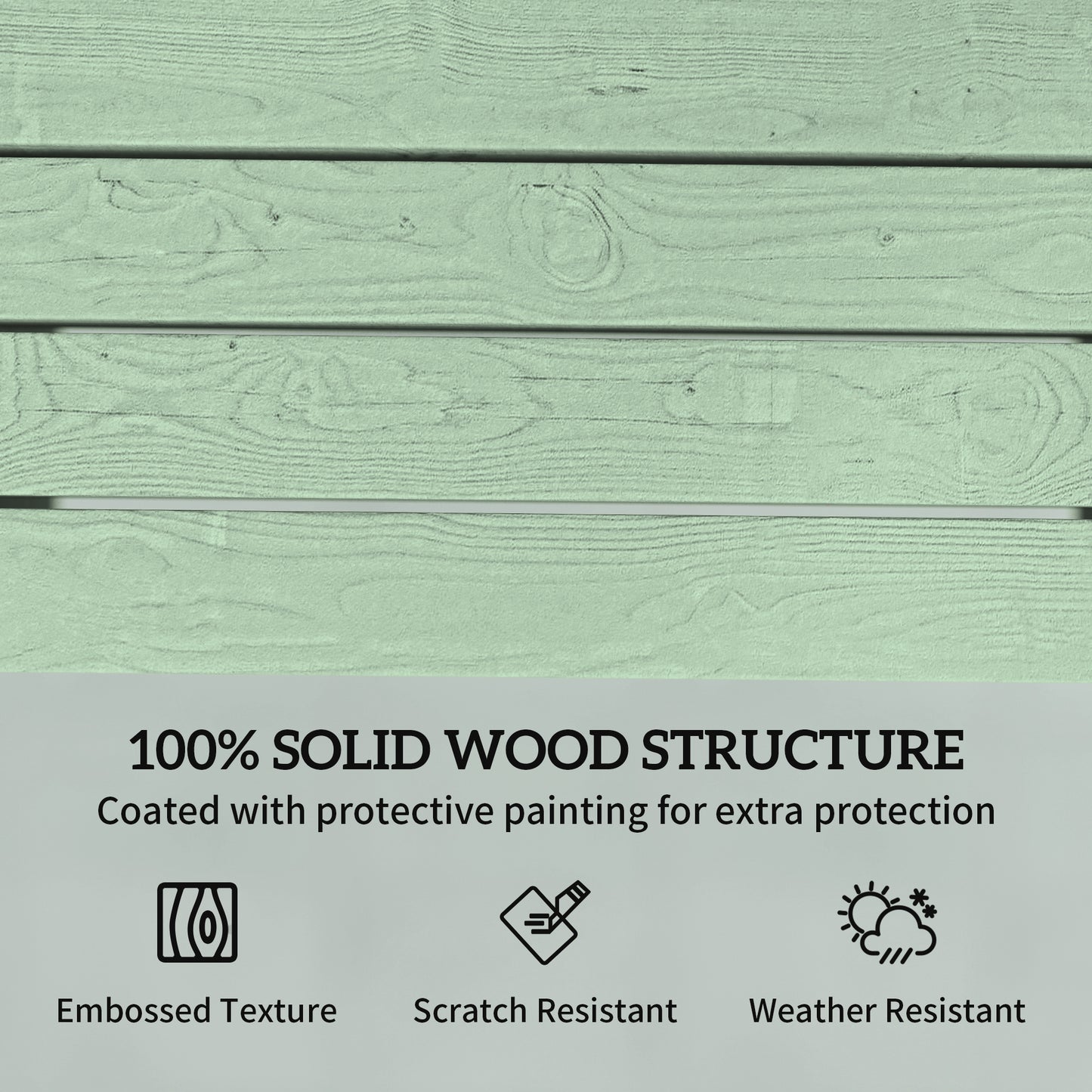 Outdoor Garden Loveseat, Embossed Wooden Jack and Jill Garden Seat