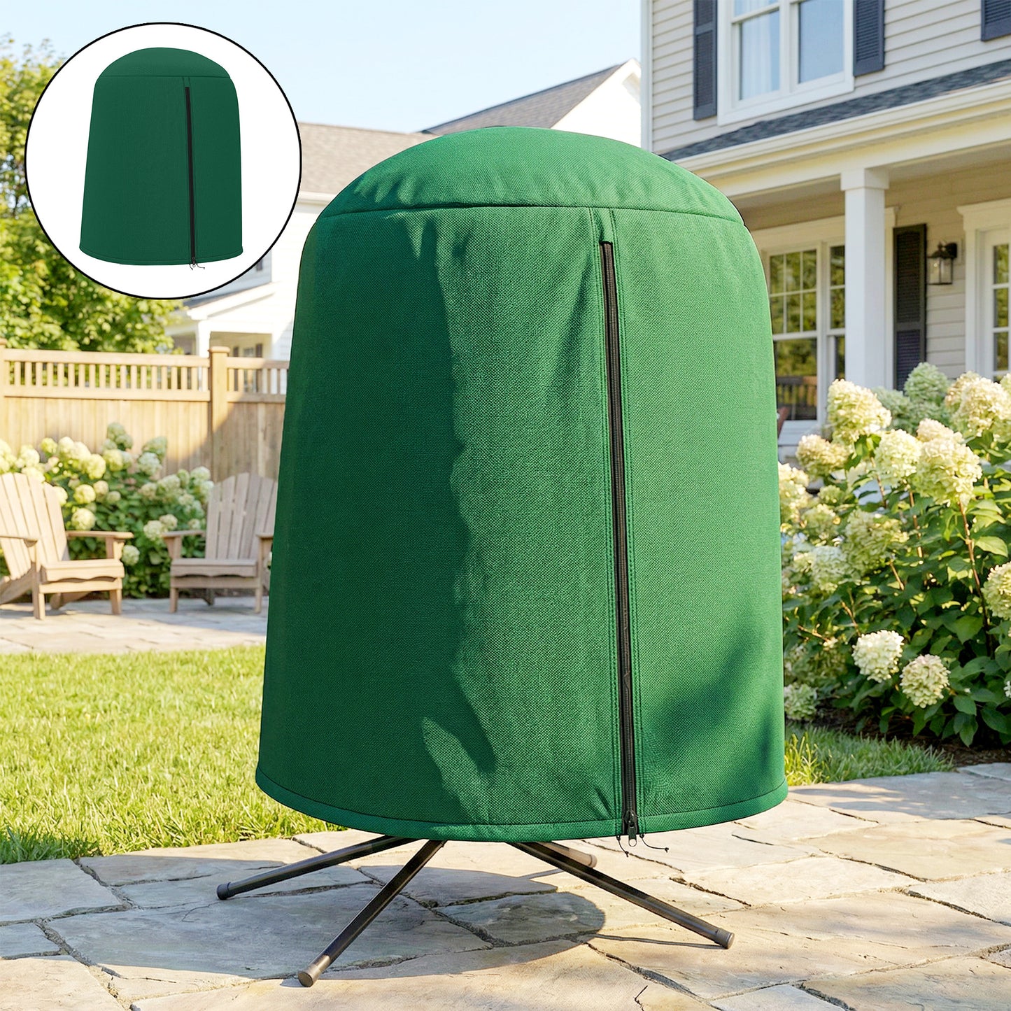 190 x Φ128cm Hanging Egg Chair Furniture Cover