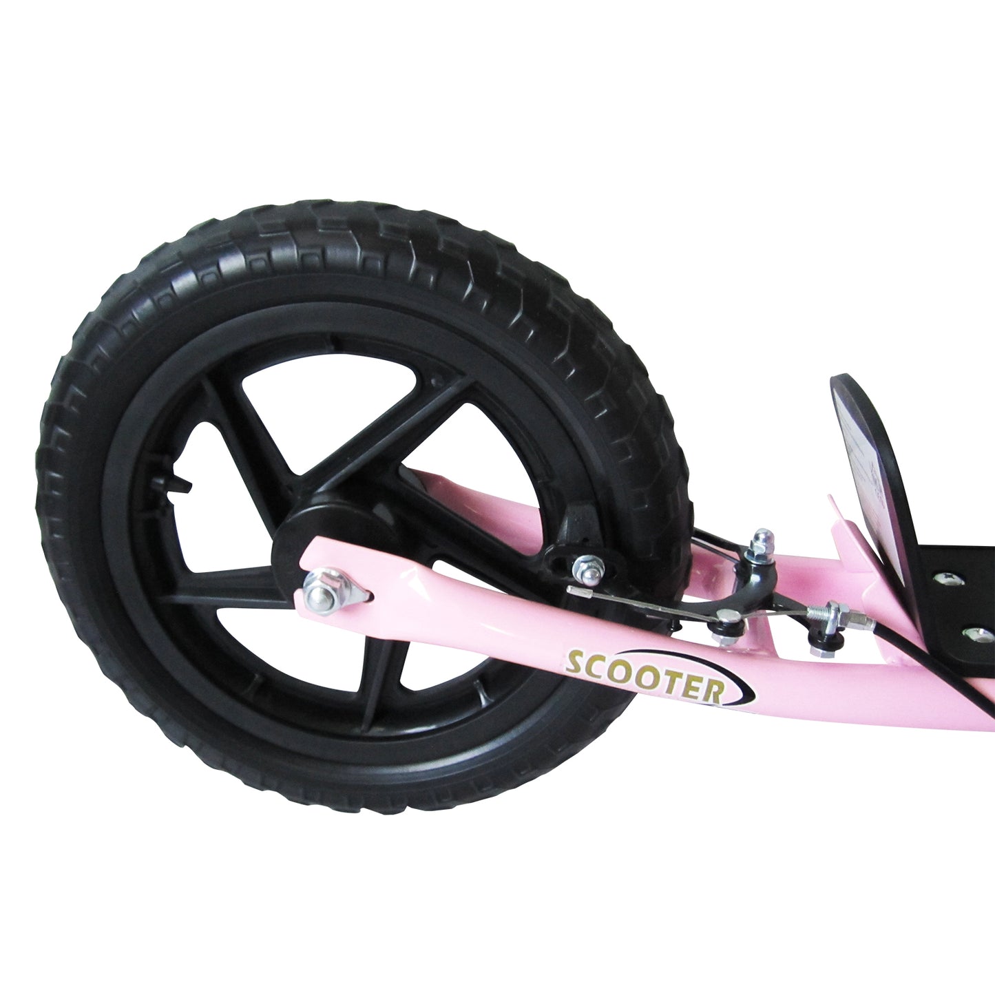 Kids Scooter Kick Scooter, with 12" EVA Tyres, Rear Brake