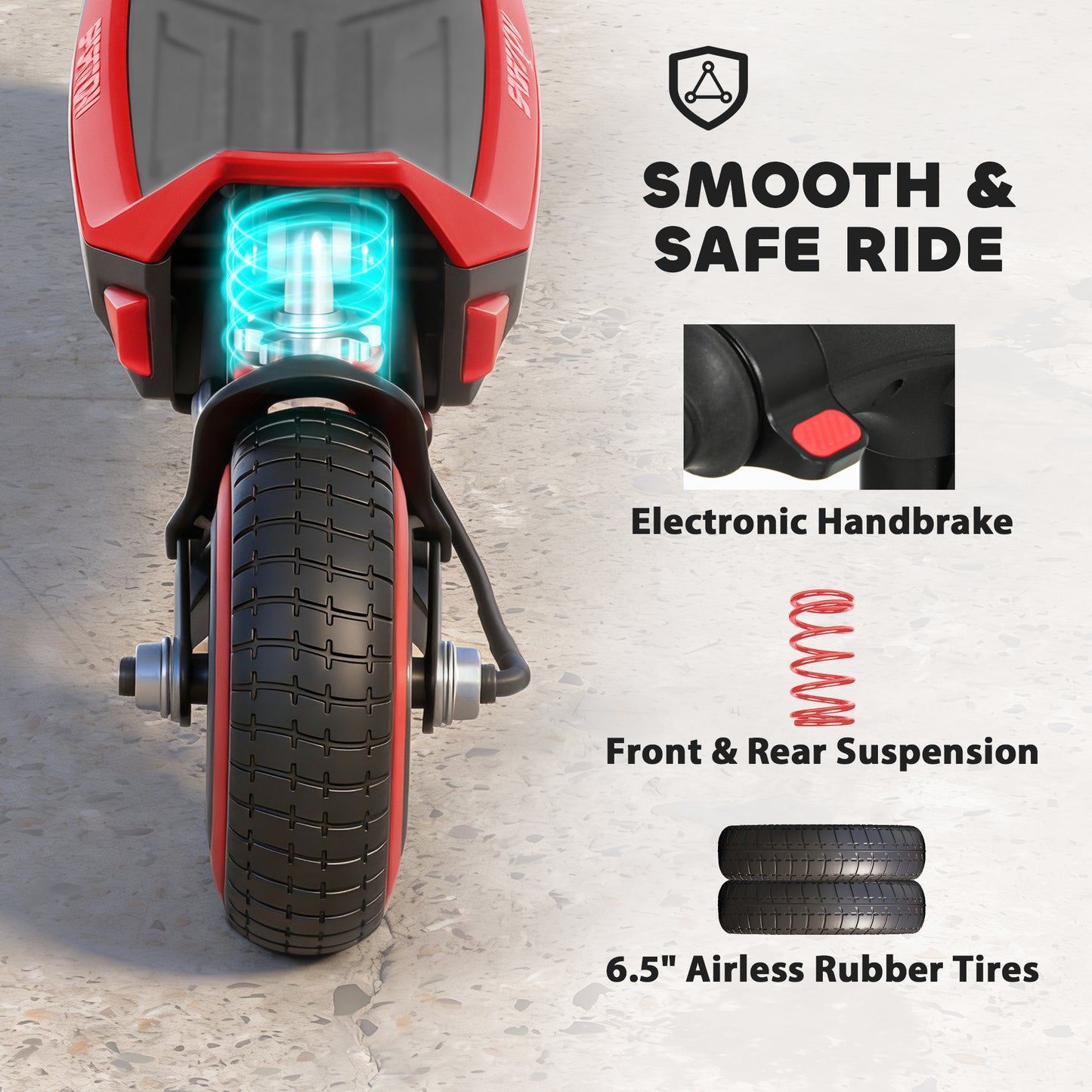 Electric Scooter for Kids, Foldable E Scooter for Age Age 6+