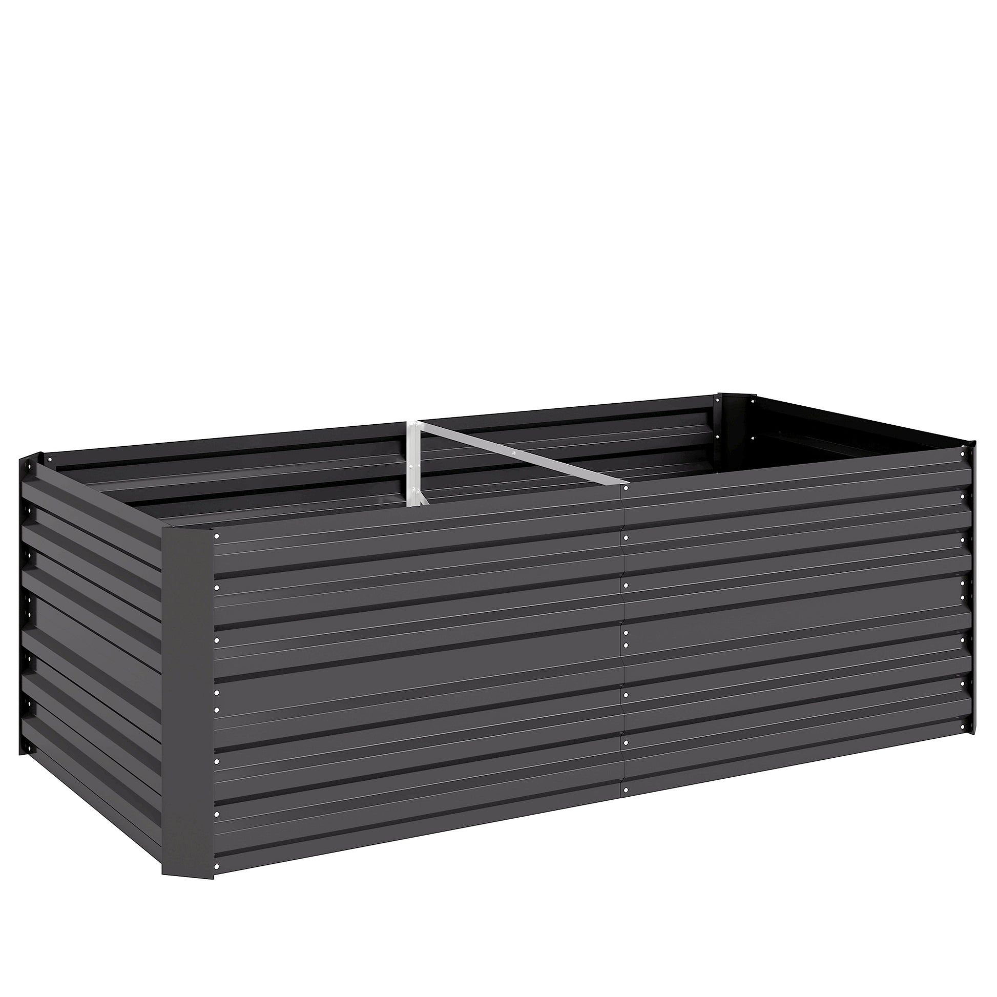 Raised Beds for Garden, Galvanised Steel Outdoor Planters (4)
