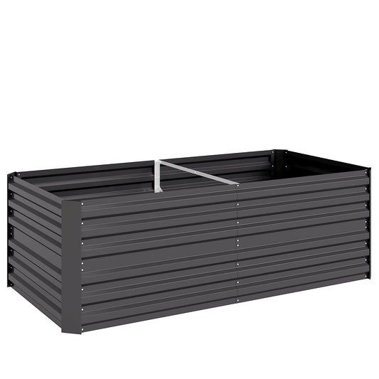 Raised Beds for Garden, Galvanised Steel Outdoor Planters (4)