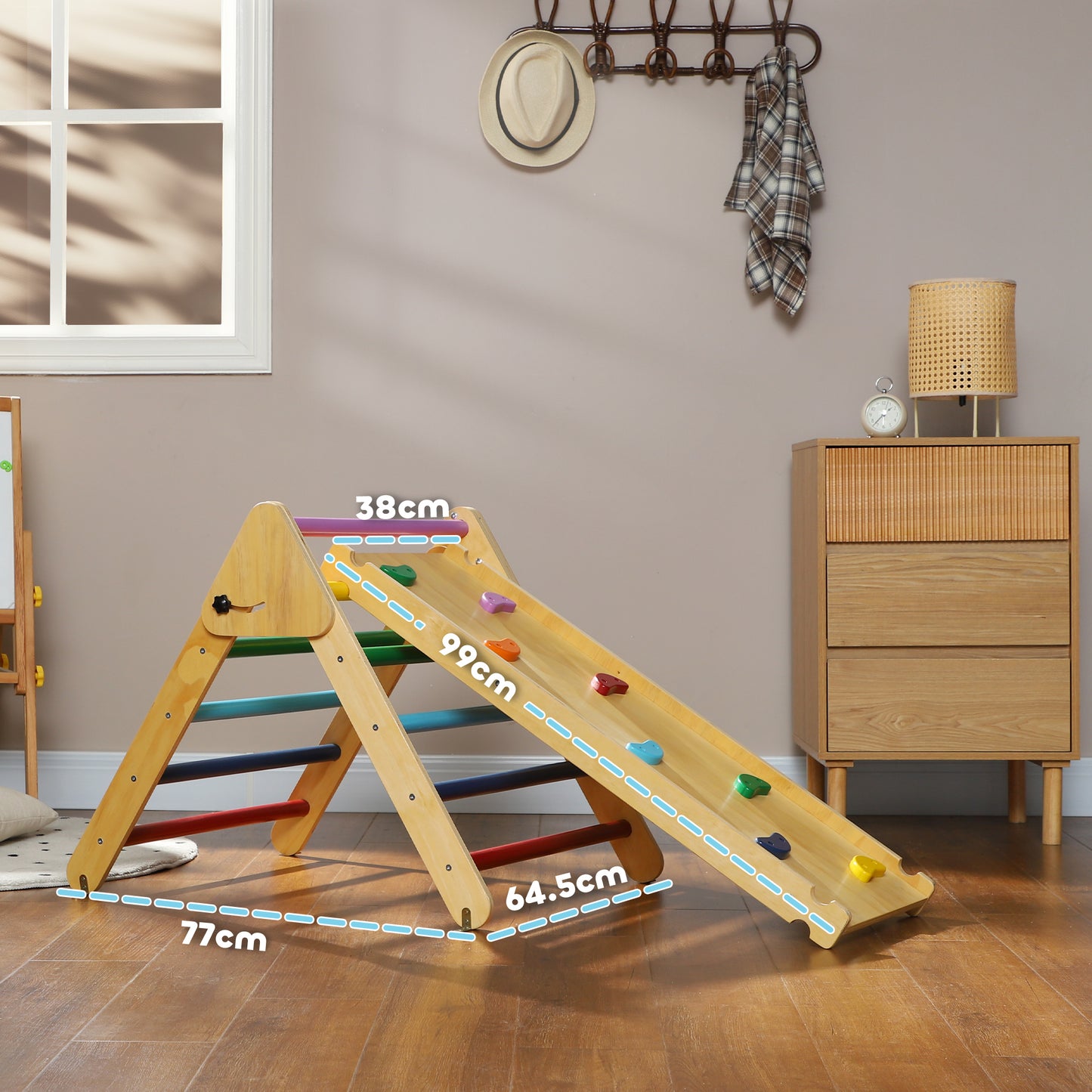 Toddler Climbing Frame for Kids, with Ramp