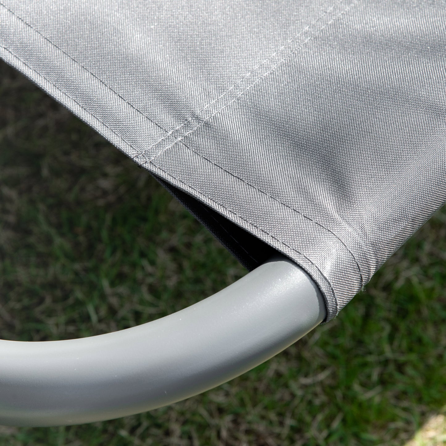 Double Sun Lounger with Adjustable Detachable Canopy