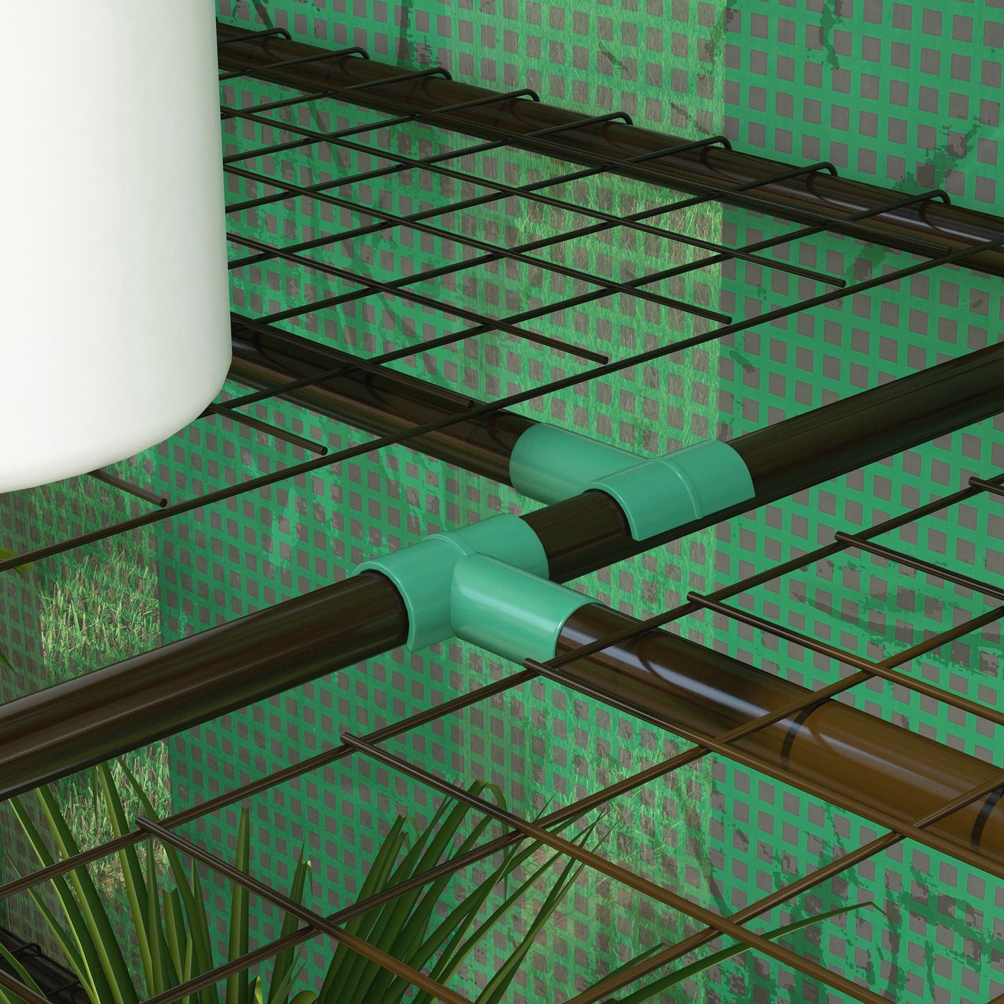 46 x 143cm Three-Shelf Mini Greenhouse