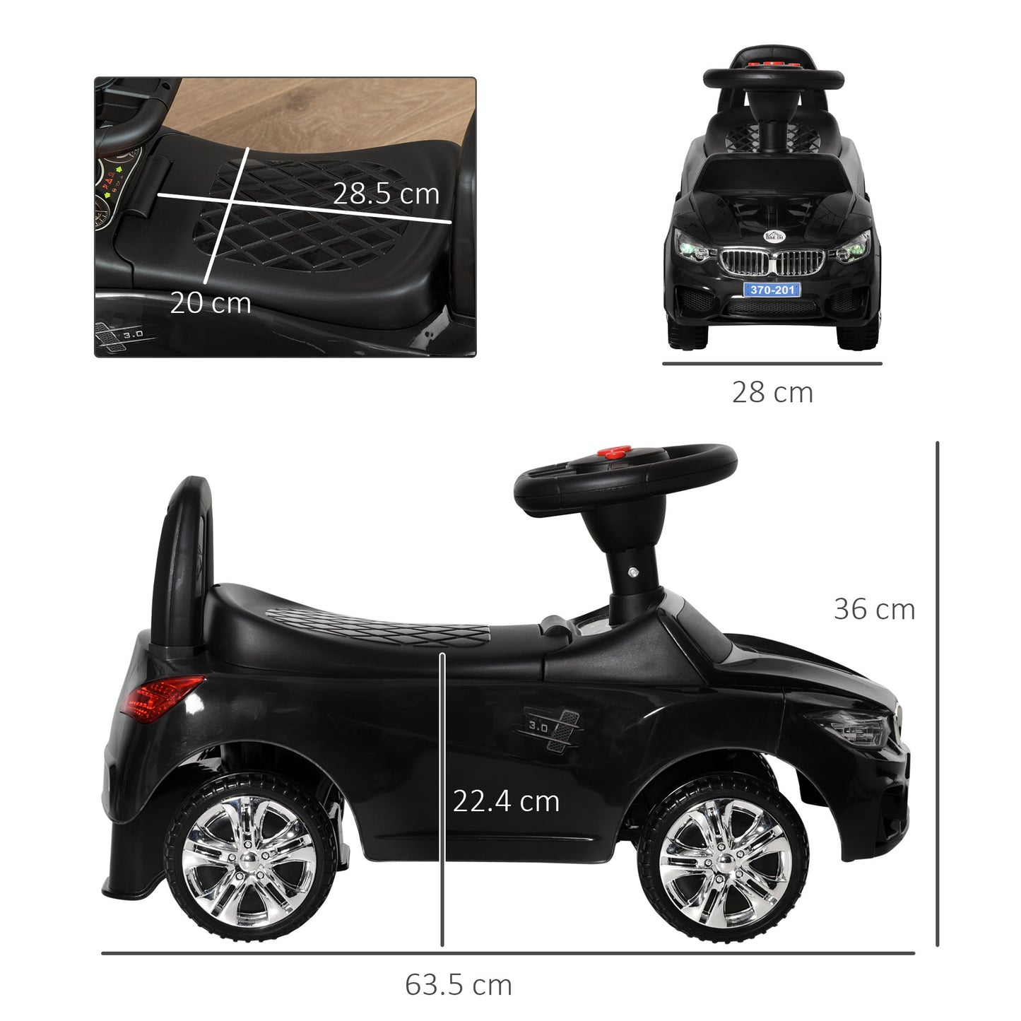 Ride on Car Baby Toddler Walker Foot to Floor Sliding Car Slider