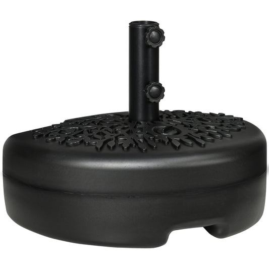 Water/Sand Fillable Half Parasol Umbrella Base