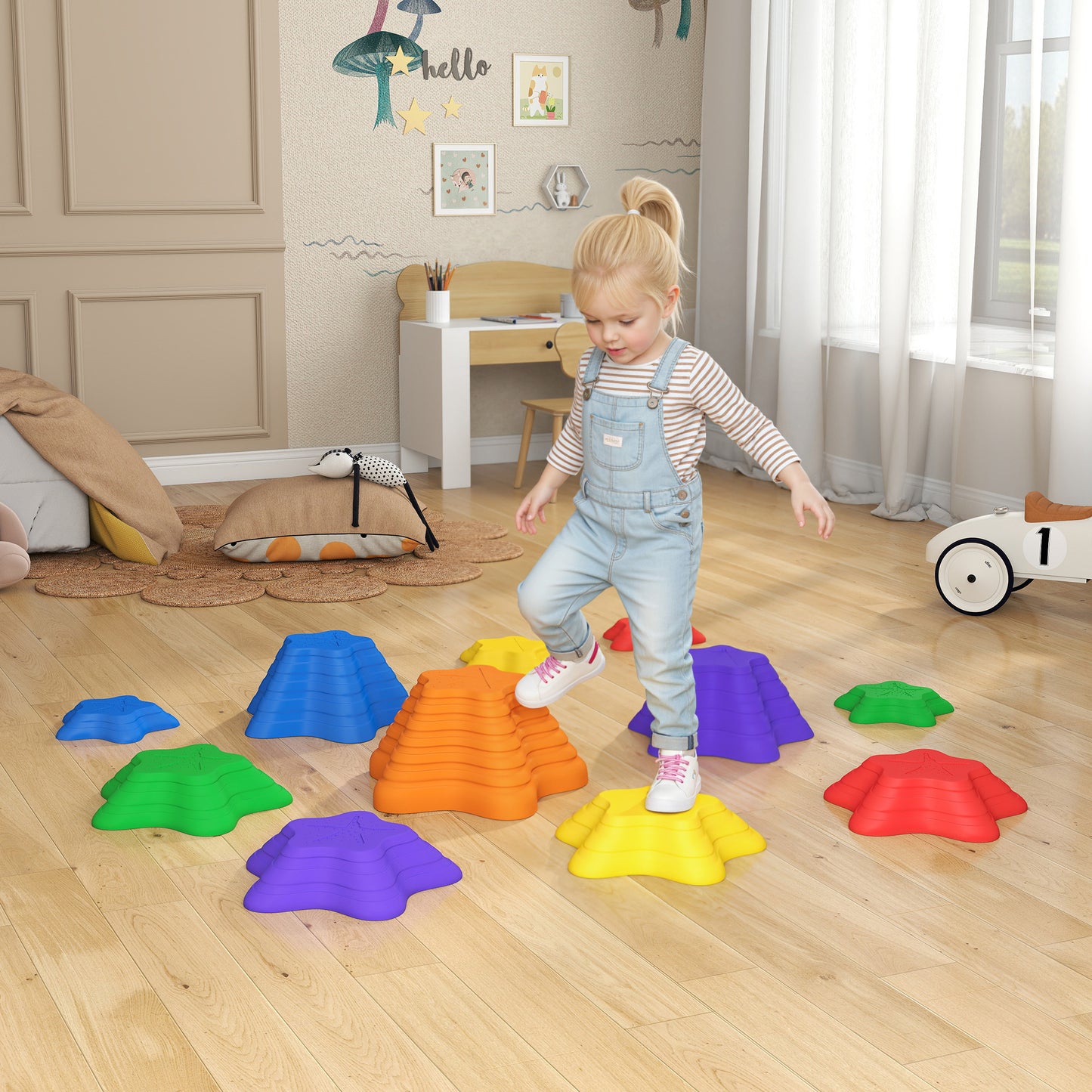 11-Piece Stepping Stones Kids