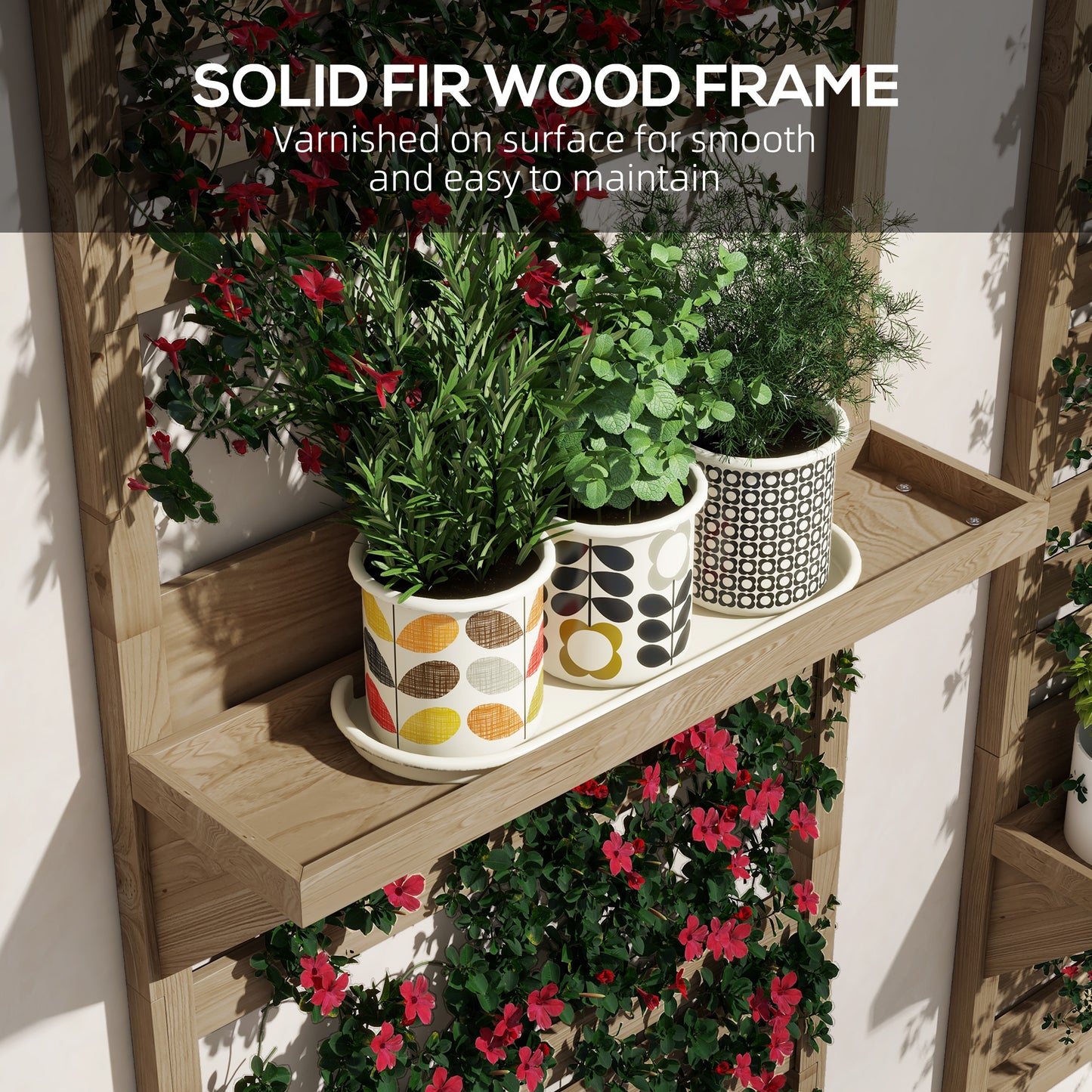 Wall Mounted Plant Stands Set of 2