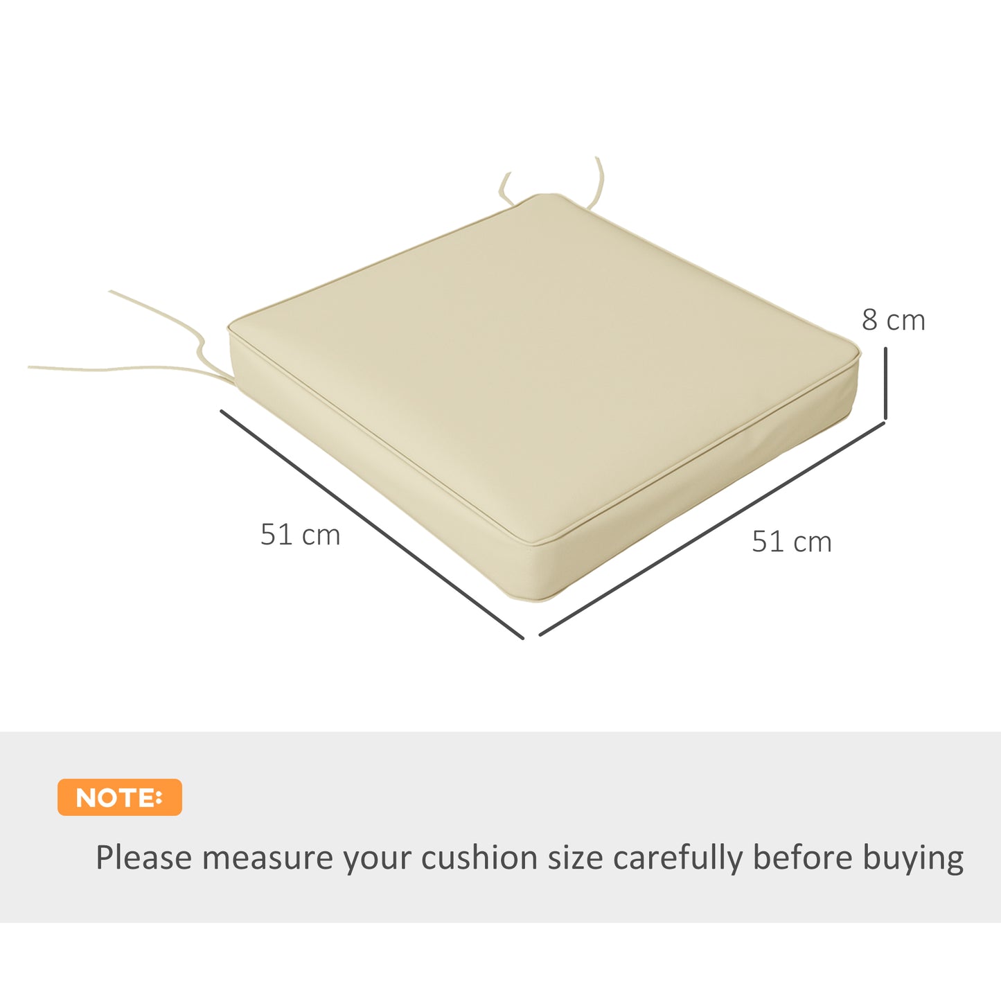 4-Piece Seat Cushions Pillow Replacement
